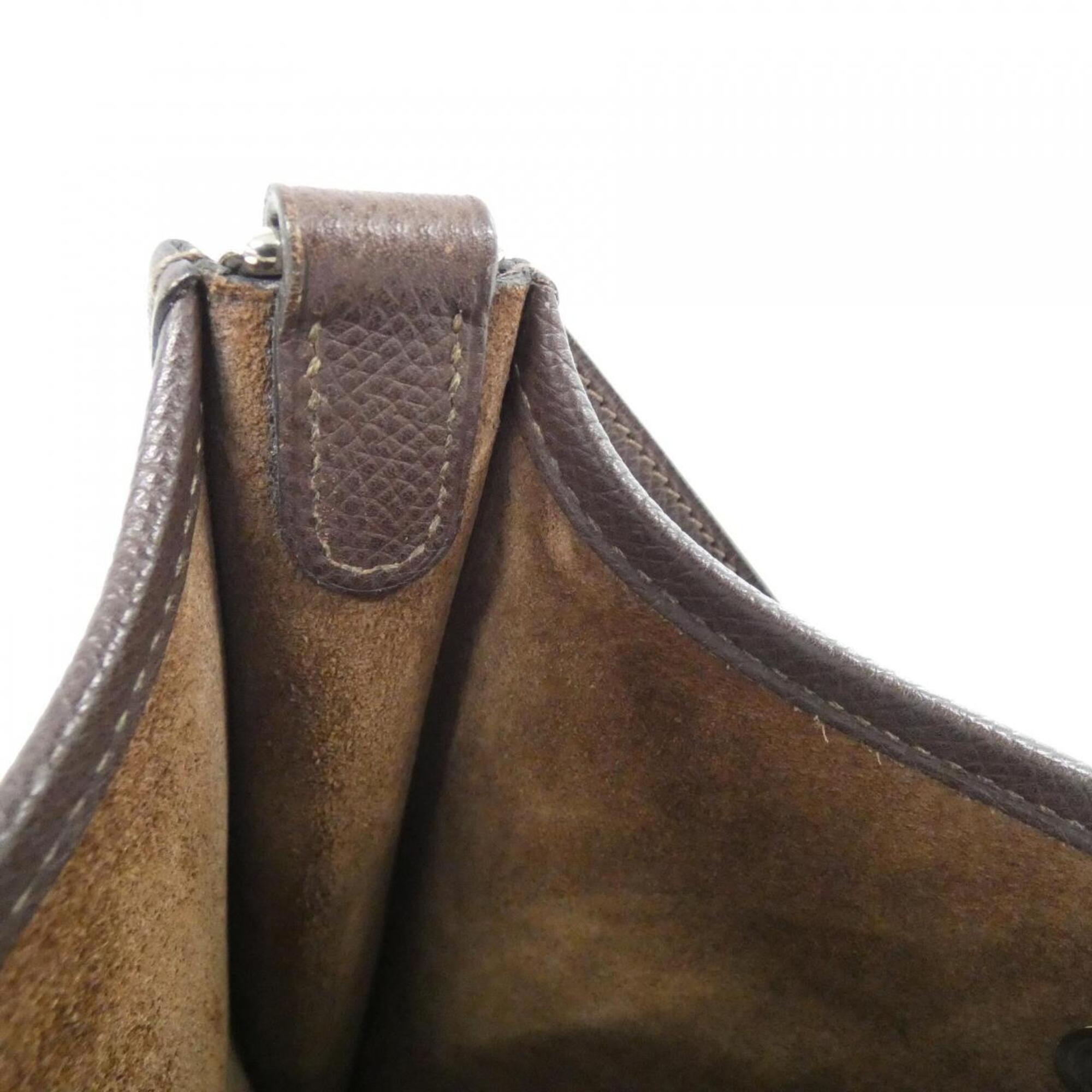Hermes Brown Chocolat Epsom Leather Handbag (Pre-Owned)