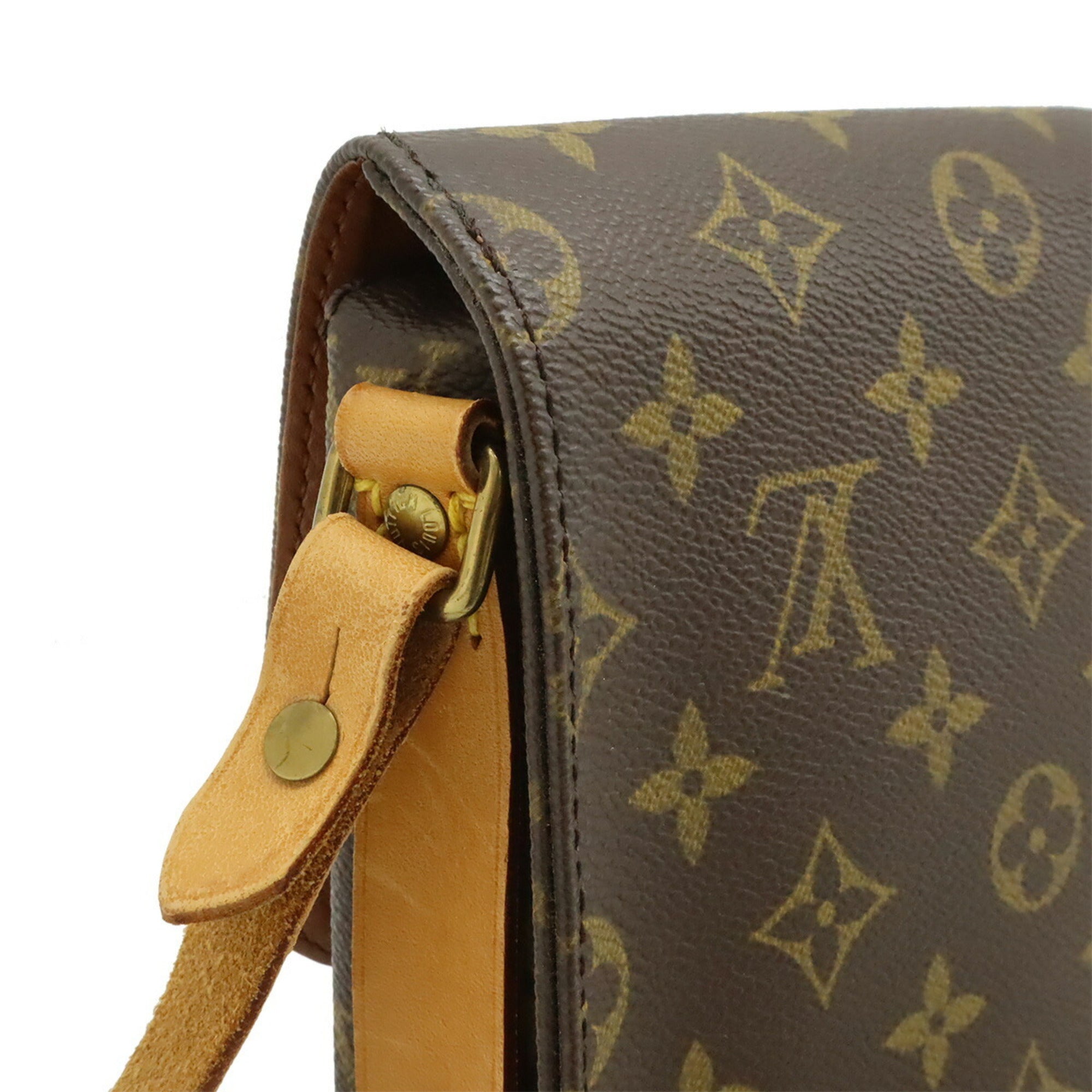 Louis Vuitton Brown Monogram Canvas Pochette Shoulder Bag (Pre-Owned)