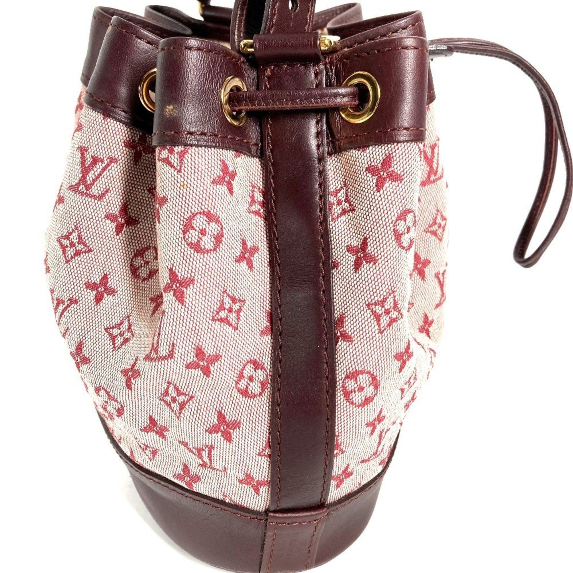 Louis Vuitton Cerise Red Color Monogram Mini Handbag Shoulder Bag (Pre-Owned)