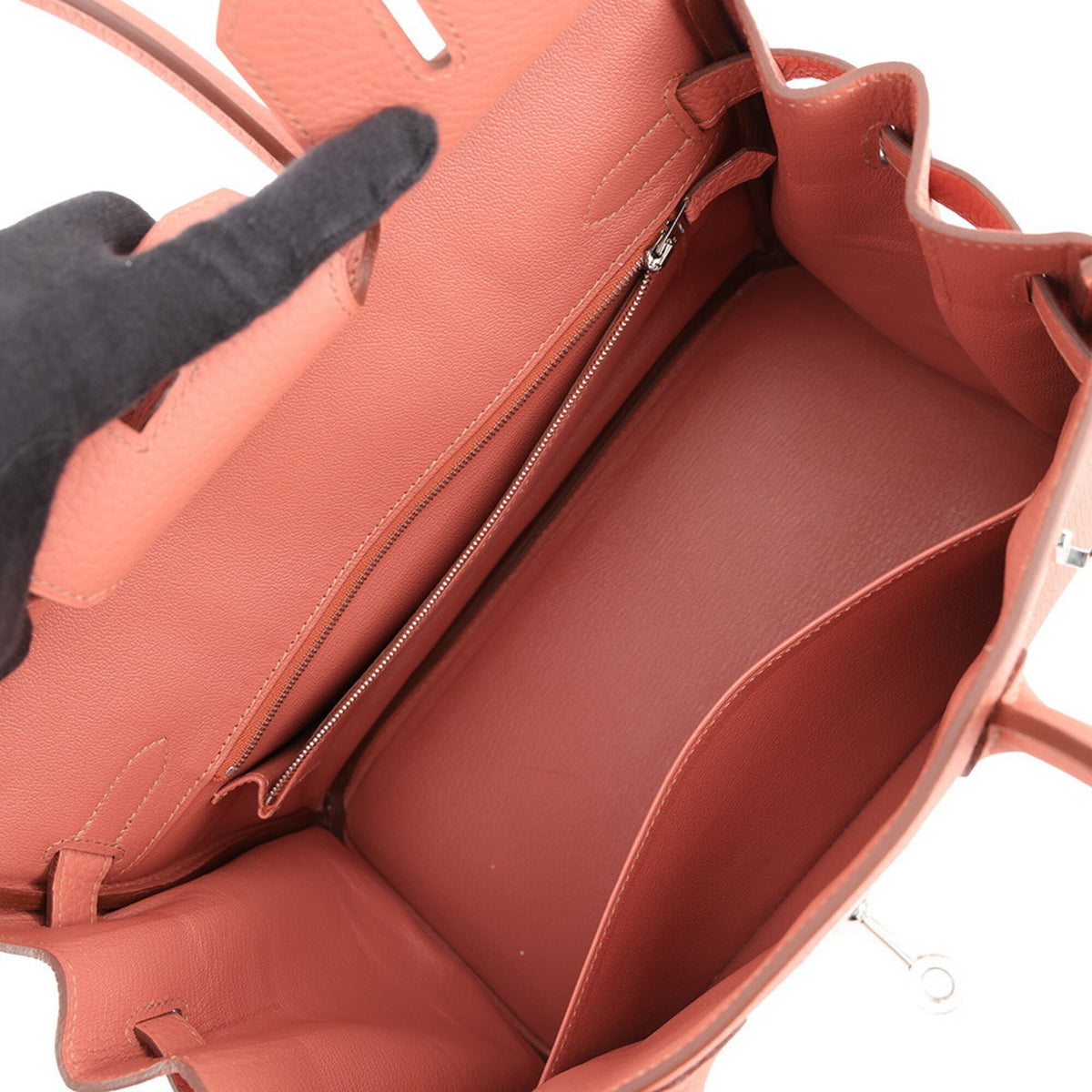 Hermes Birkin Rosy Togo Leather Handbag (Pre-Owned)