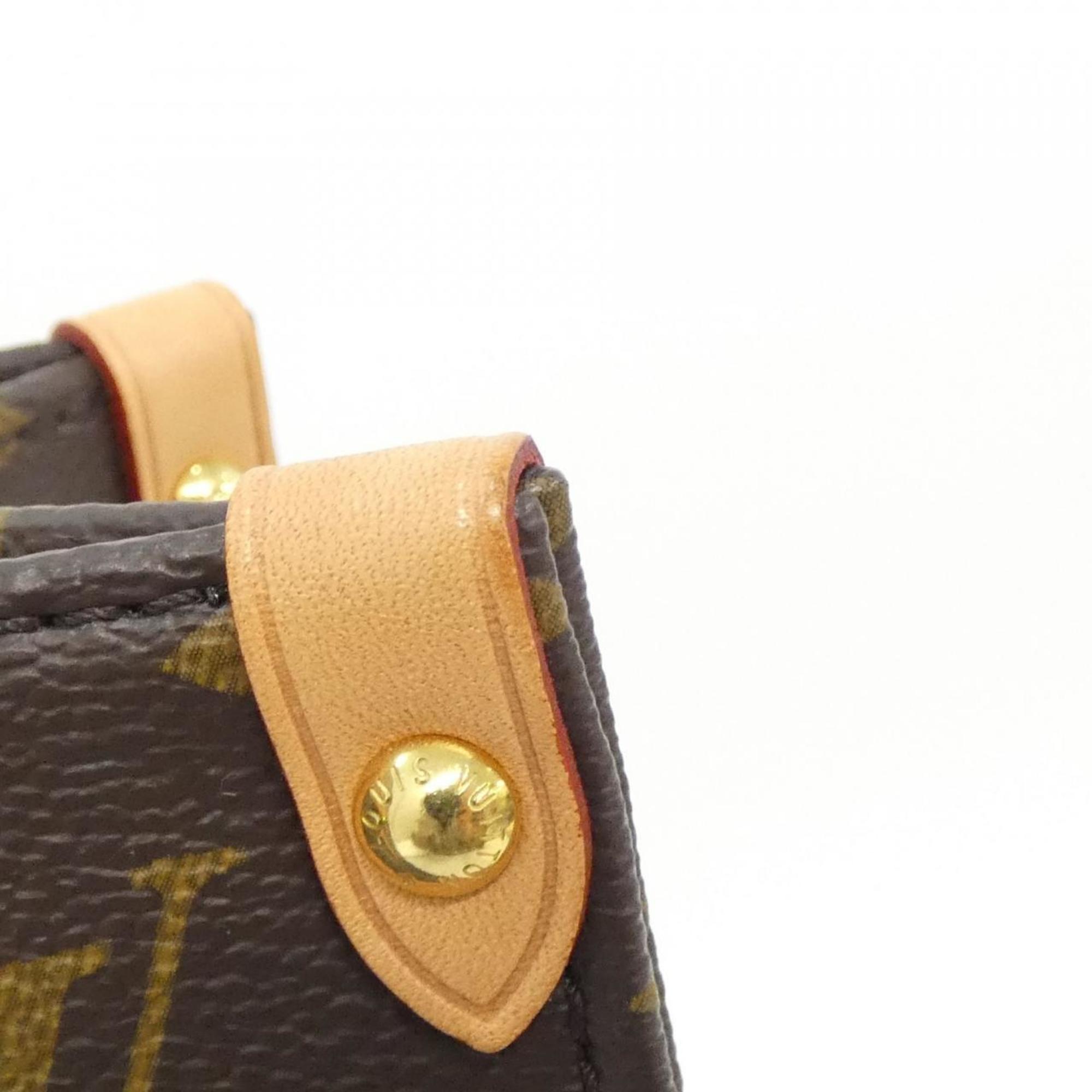 Louis Vuitton Monogram Marron Coated Canvas Handbag (Pre-Owned)
