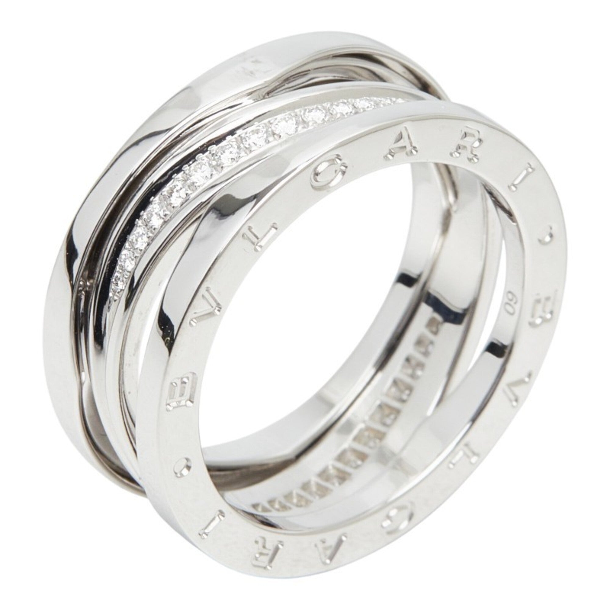 Bvlgari White Gold (18K) Band Ring (Pre-Owned)