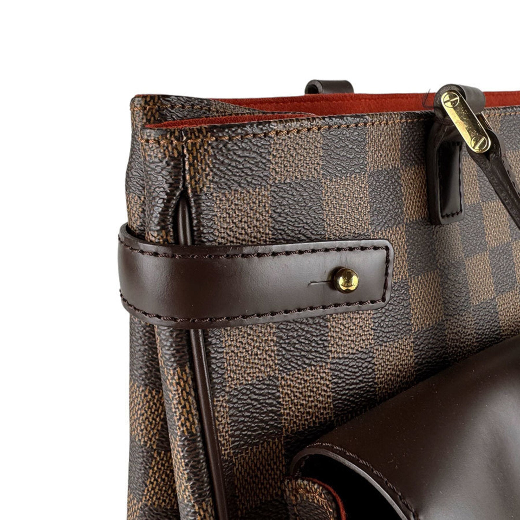 Louis Vuitton Damier Canvas Ebene Damier Canvas Handbag (Pre-Owned)