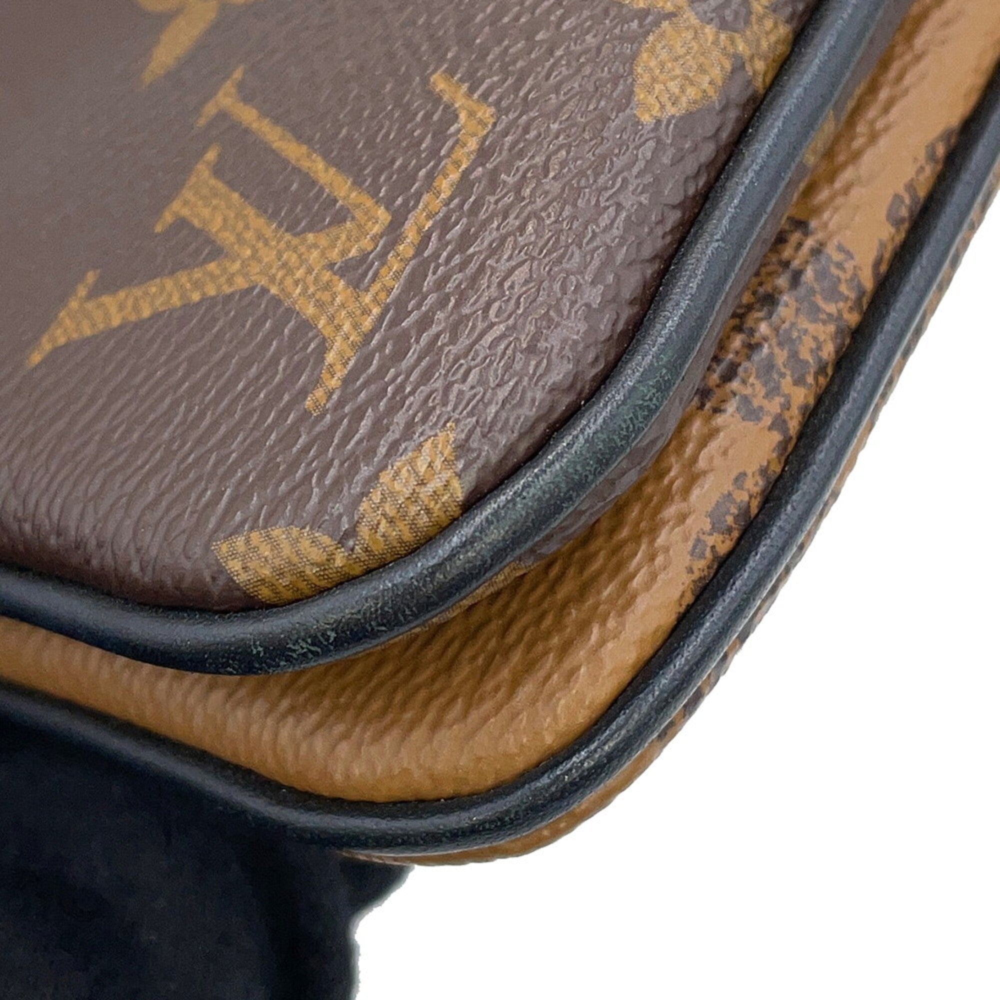 Louis Vuitton Monogram Noir Monogram Pochette Shoulder Bag (Pre-Owned)
