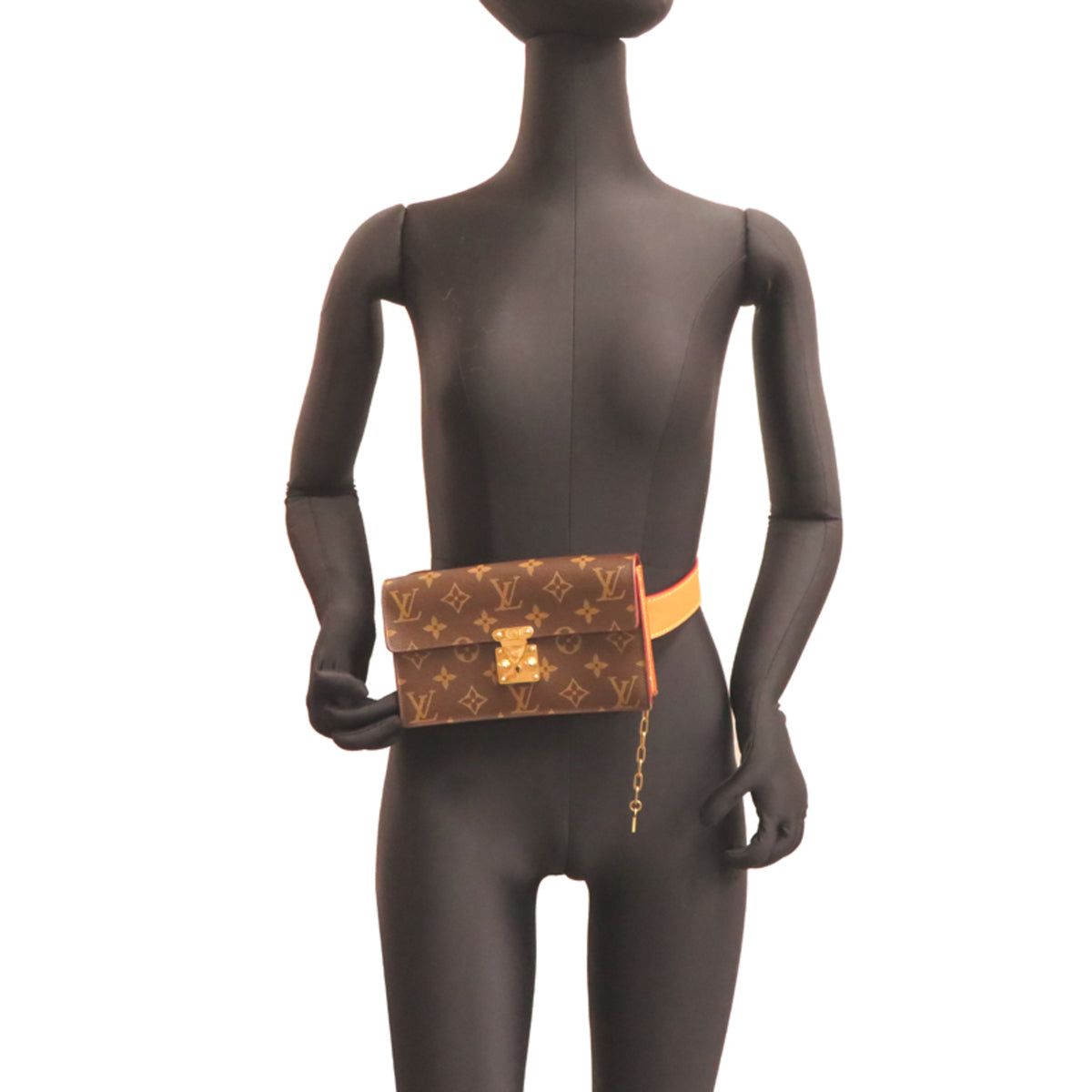 Louis Vuitton Brown Monogram Pouch (Pre-Owned)