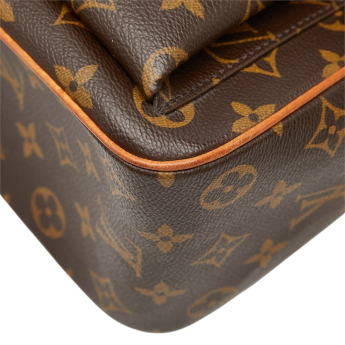 Louis Vuitton Brown Pvc Leather Shoulder Bag Tote Bag (Pre-Owned)