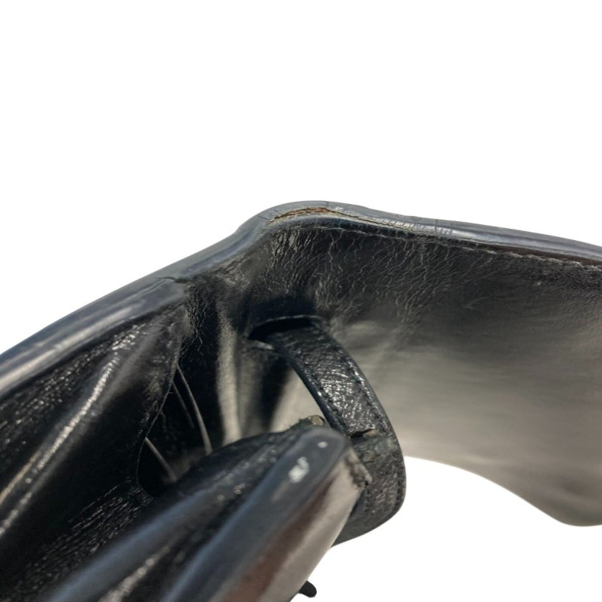 Saint Laurent Black Leather Shoulder Bag (Pre-Owned)