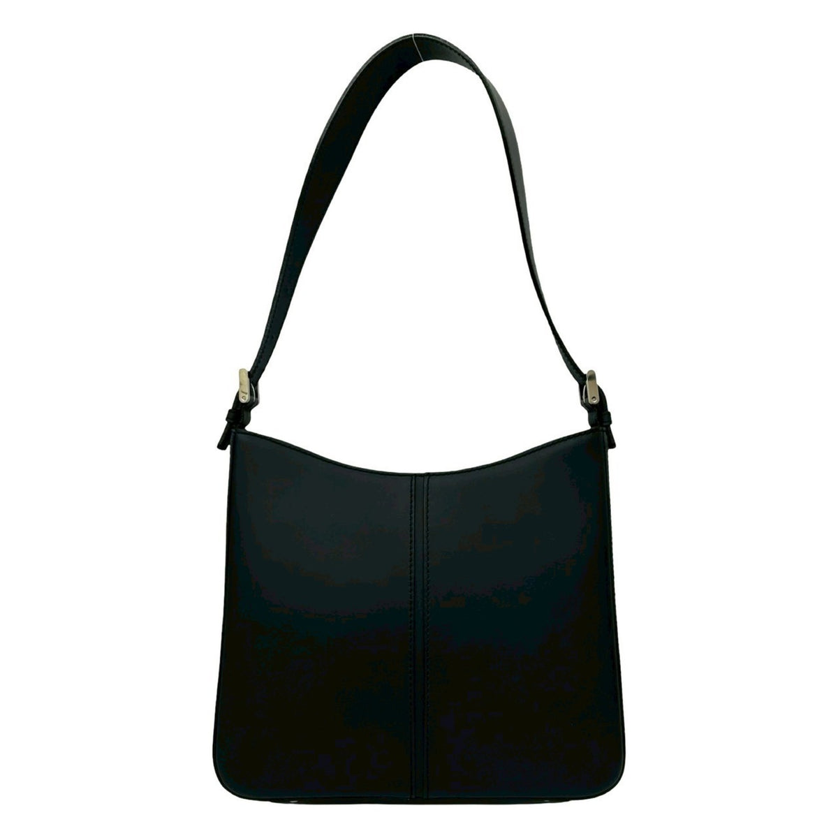 Burberry Black Leather Shoulder Bag Tote Bag (Pre-Owned)