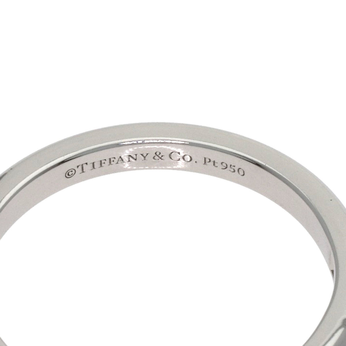 Tiffany Platinum 950 Band Ring (Pre-Owned)
