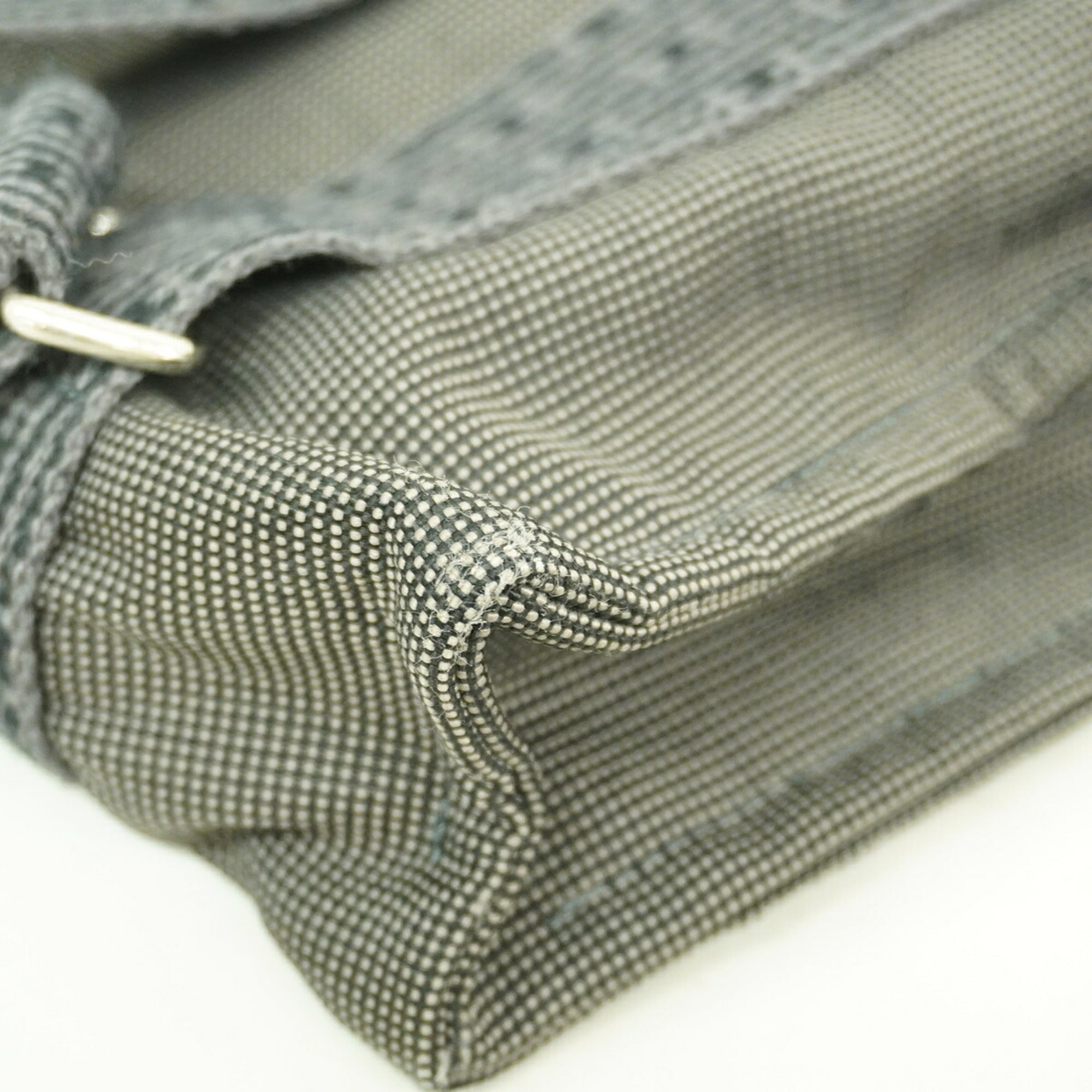 Hermes Gray Nylon Backpack (Pre-Owned)