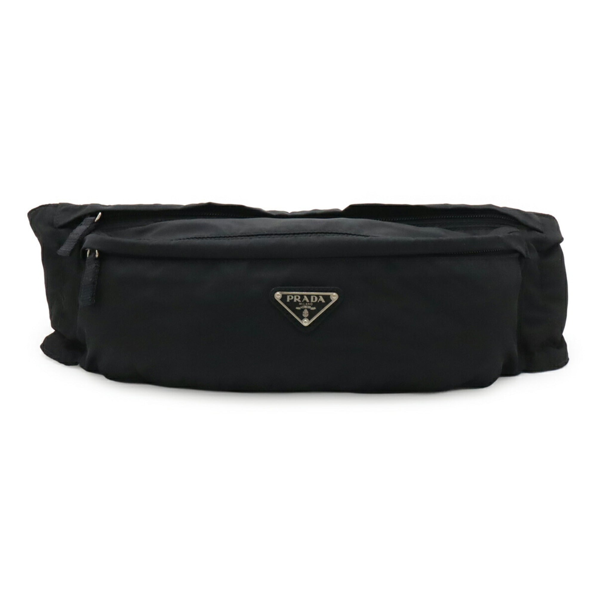 Prada Black Nylon Fanny Pack Sling Bag (Pre-Owned)