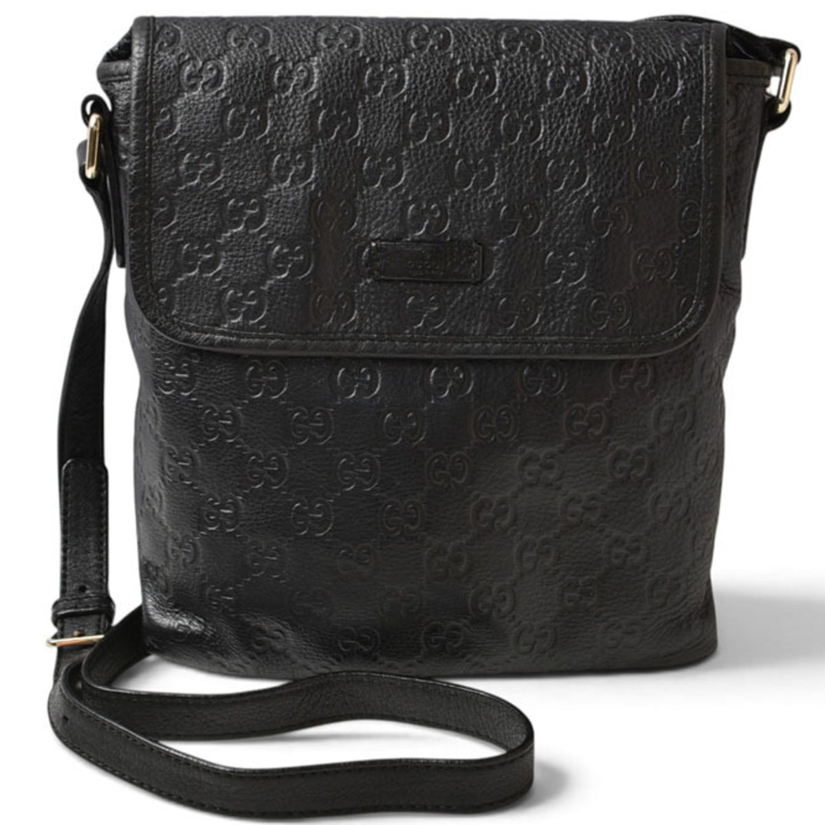 Gucci Black Leather Shoulder Bag (Pre-Owned)