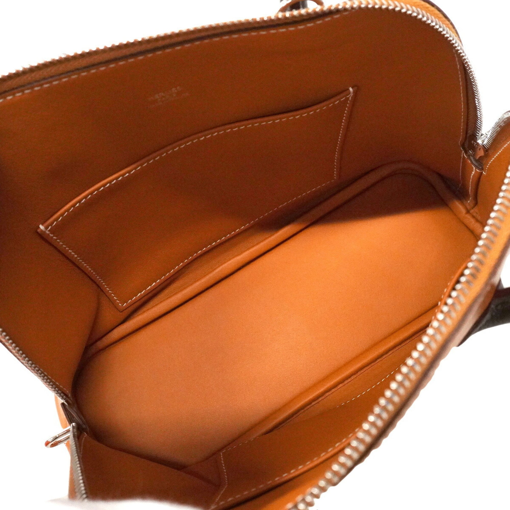 Hermes Gold Havane Natural Sable Barenia Leather Swift Leather Handbag (Pre-Owned)