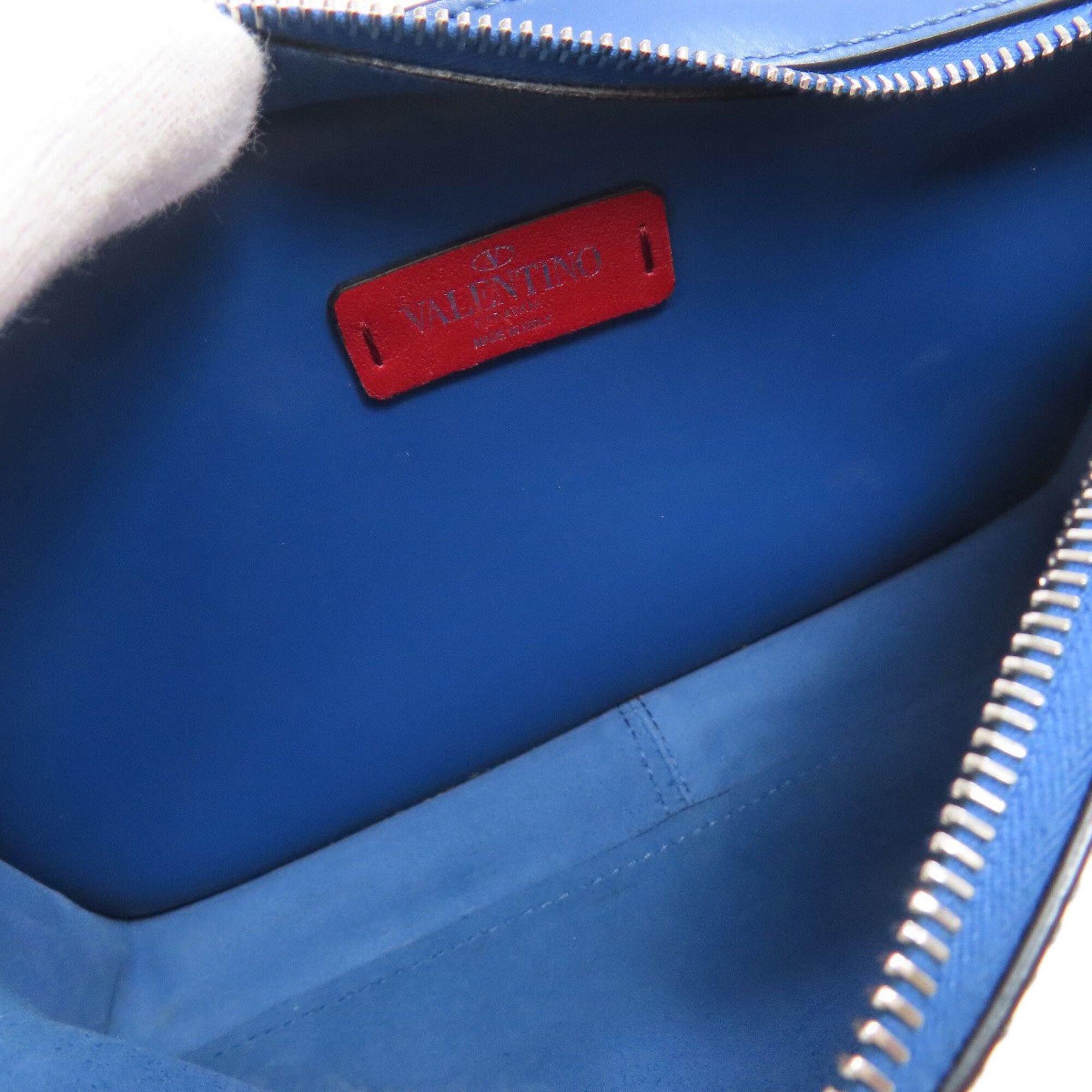Valentino Blue Leather Sling Bag (Pre-Owned)