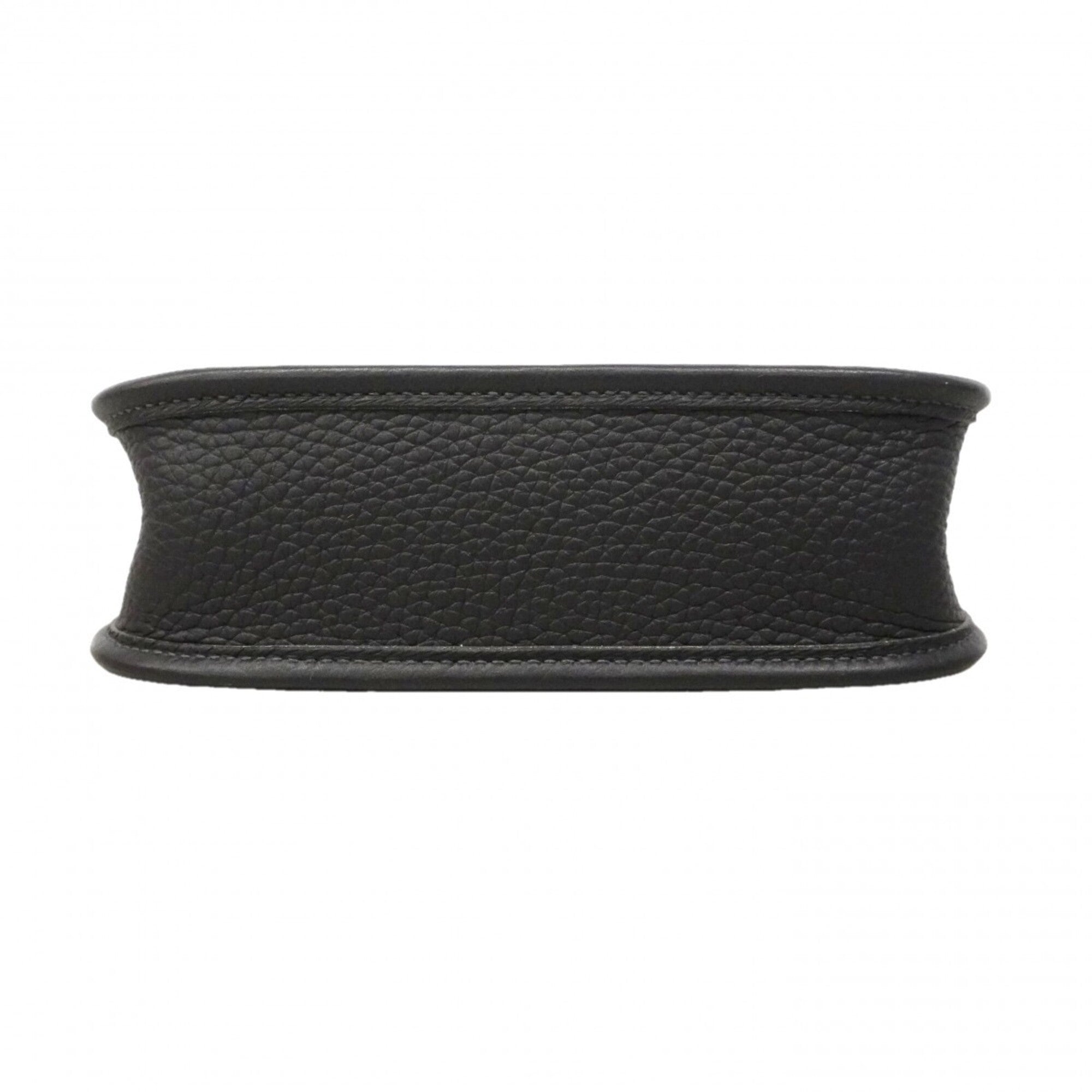 Hermes Black Taurillon Clemence Leather Shoulder Bag (Pre-Owned)