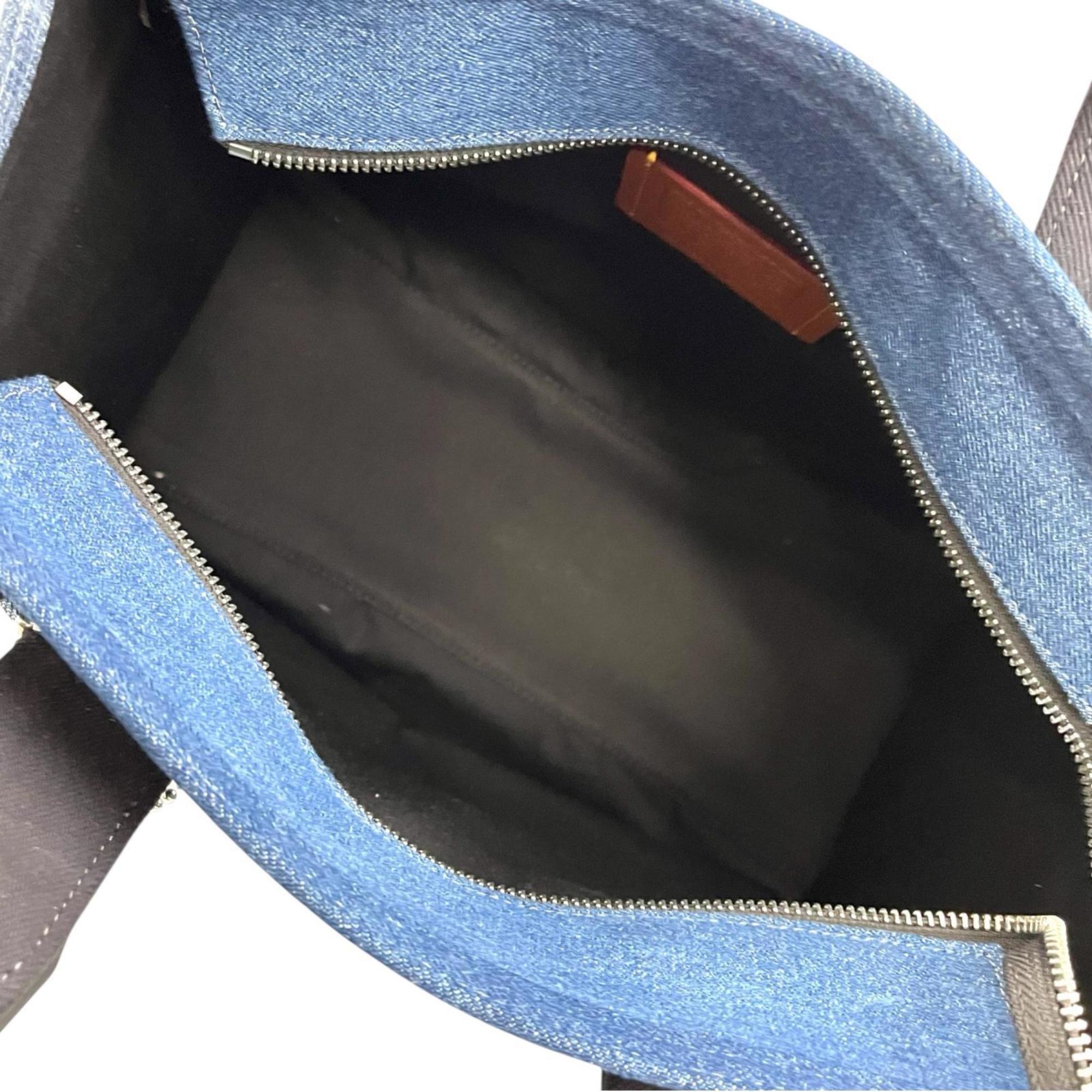 Coach Blue Denim Handbag (Pre-Owned)