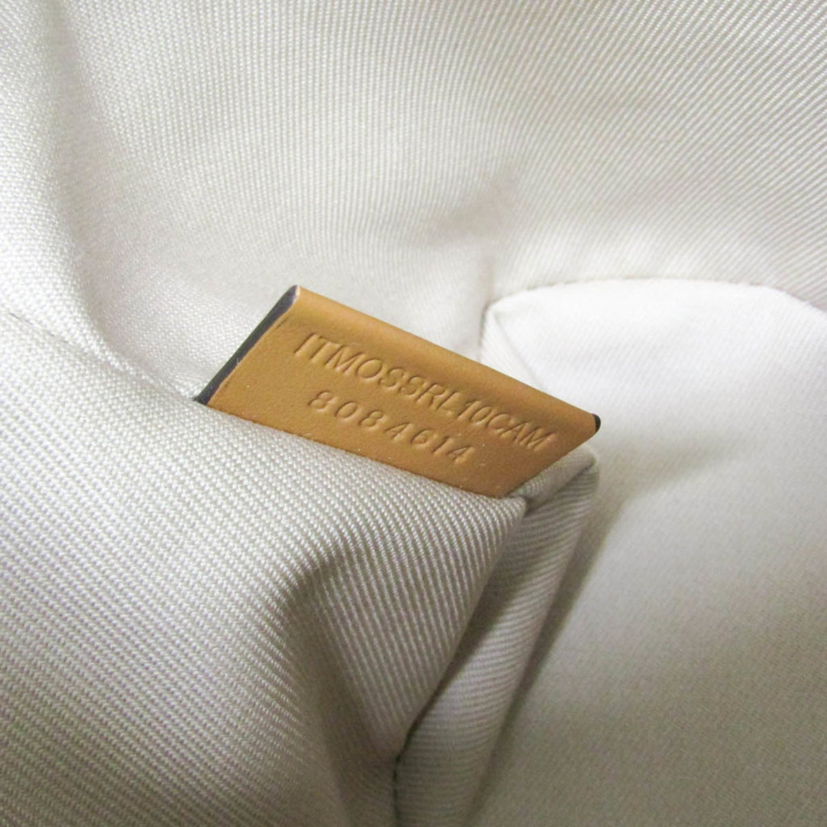 Burberry Brown Light Beige Cotton Canvas Leather Shoulder Bag (Pre-Owned)