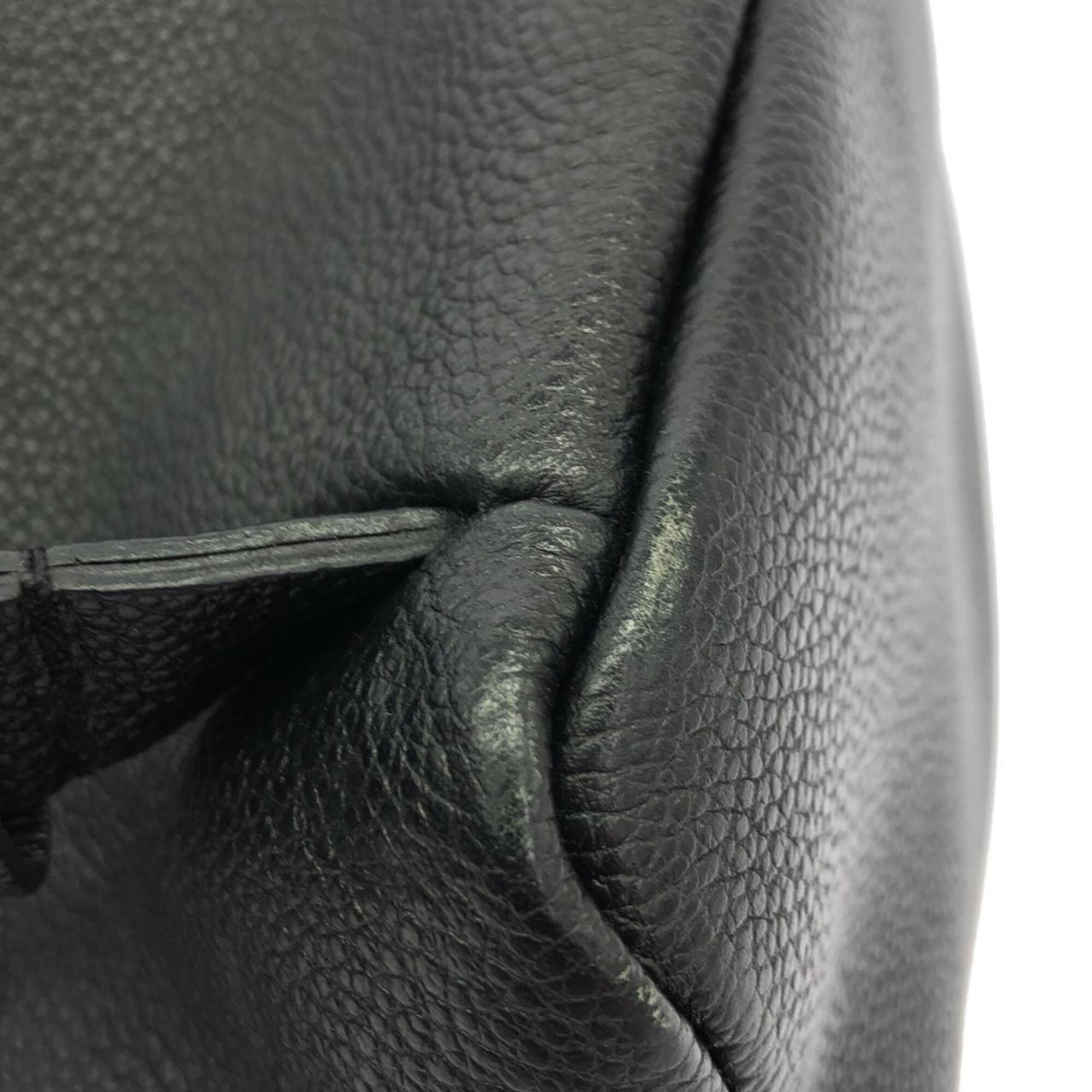 Louis Vuitton Black Leather Backpack (Pre-Owned)