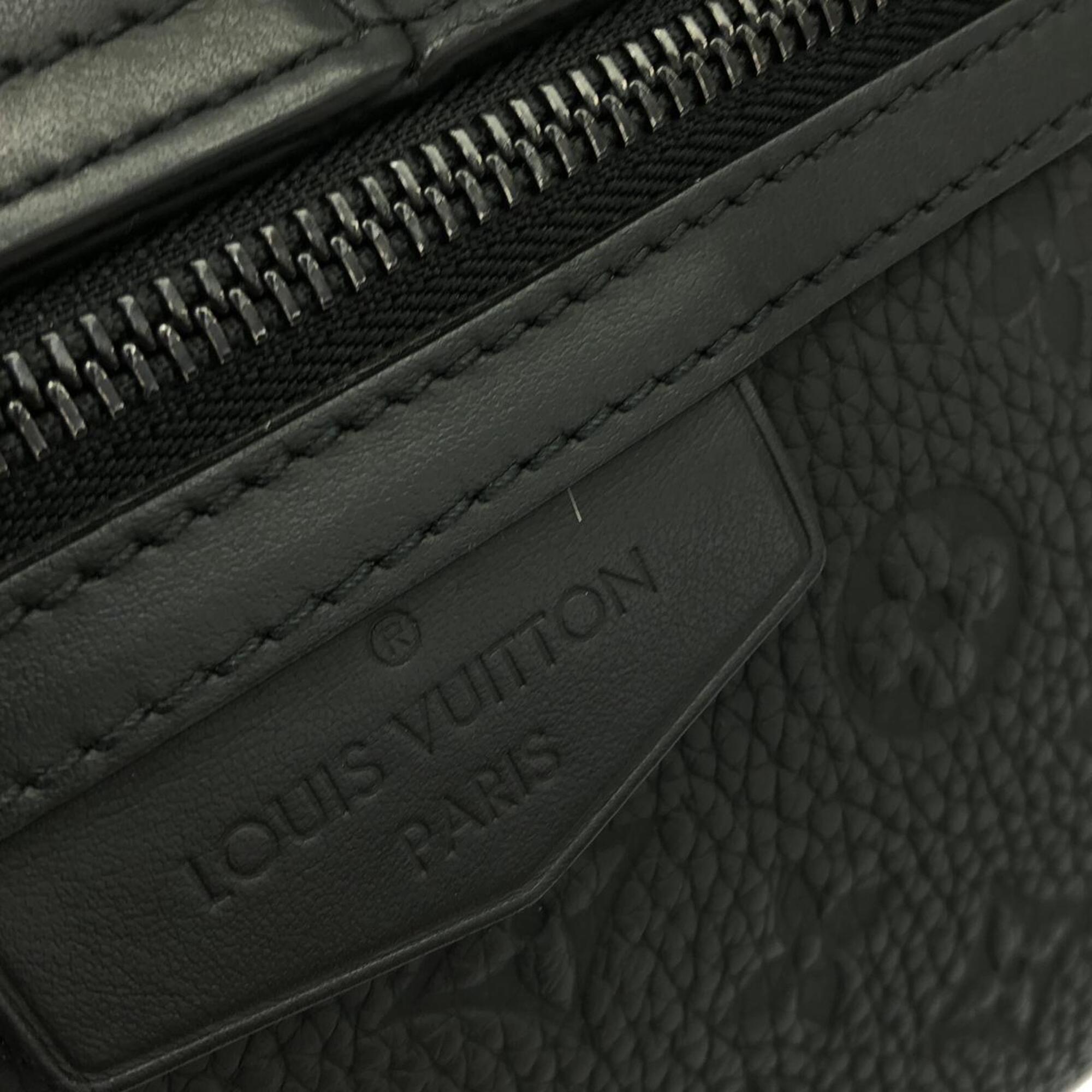 Louis Vuitton Taurillon Black Leather Shoulder Bag (Pre-Owned)