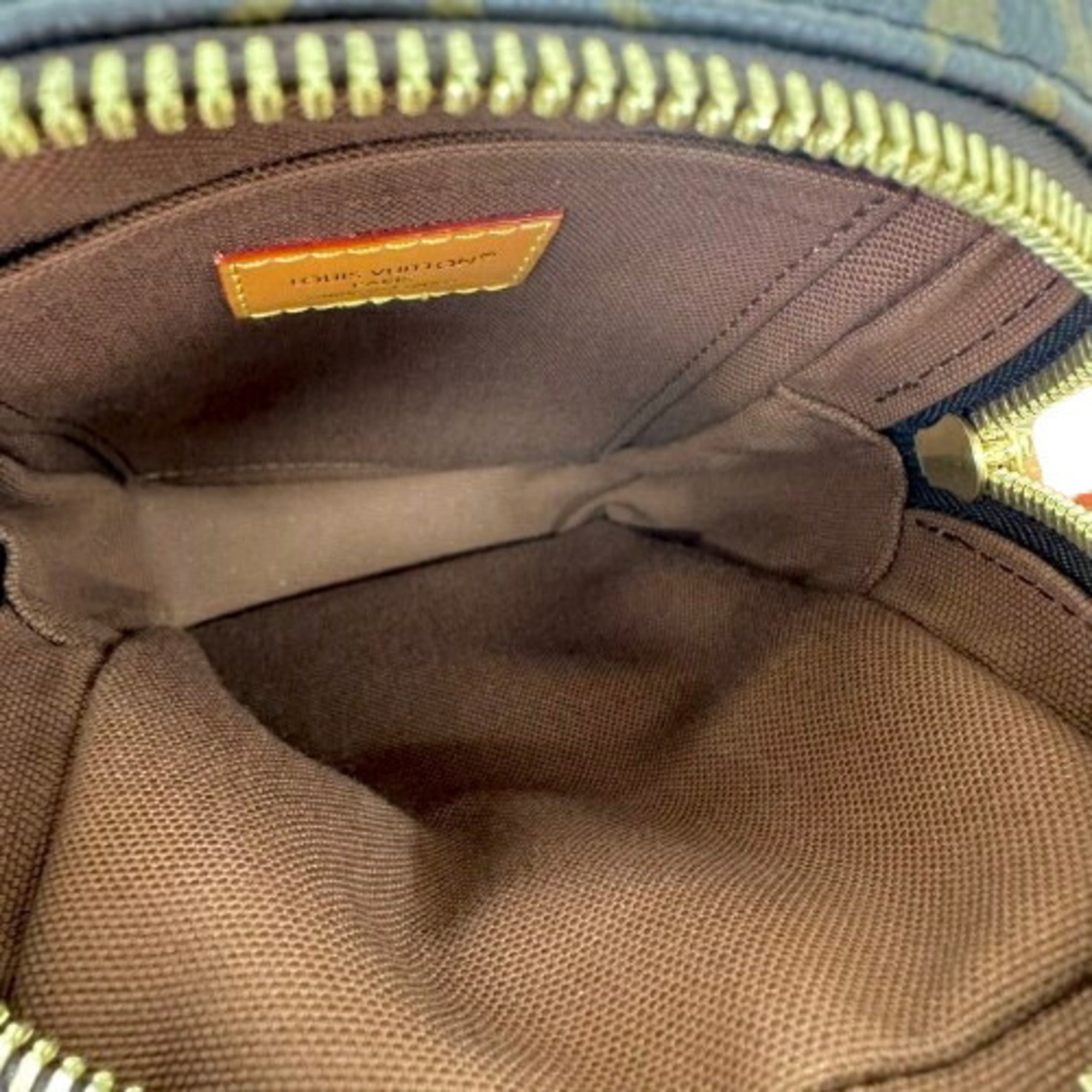 Louis Vuitton Monogram Brown Leather Shoulder Bag (Pre-Owned)