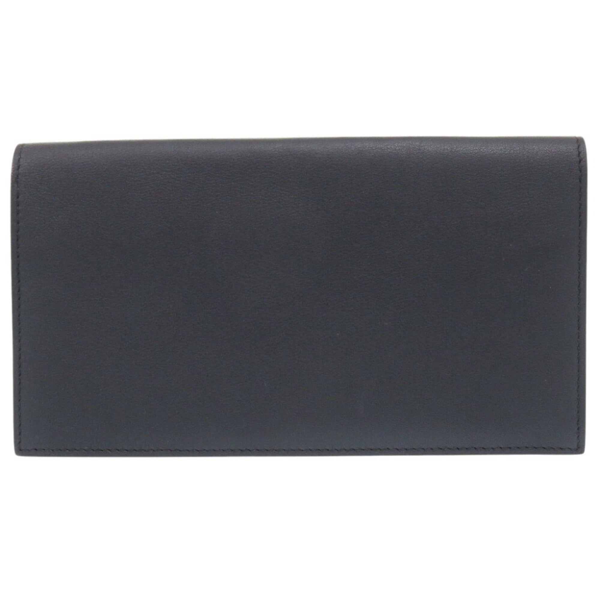 Hermes Blue Indigo Swift Leather Long Wallet (Bi-Fold) (Pre-Owned)