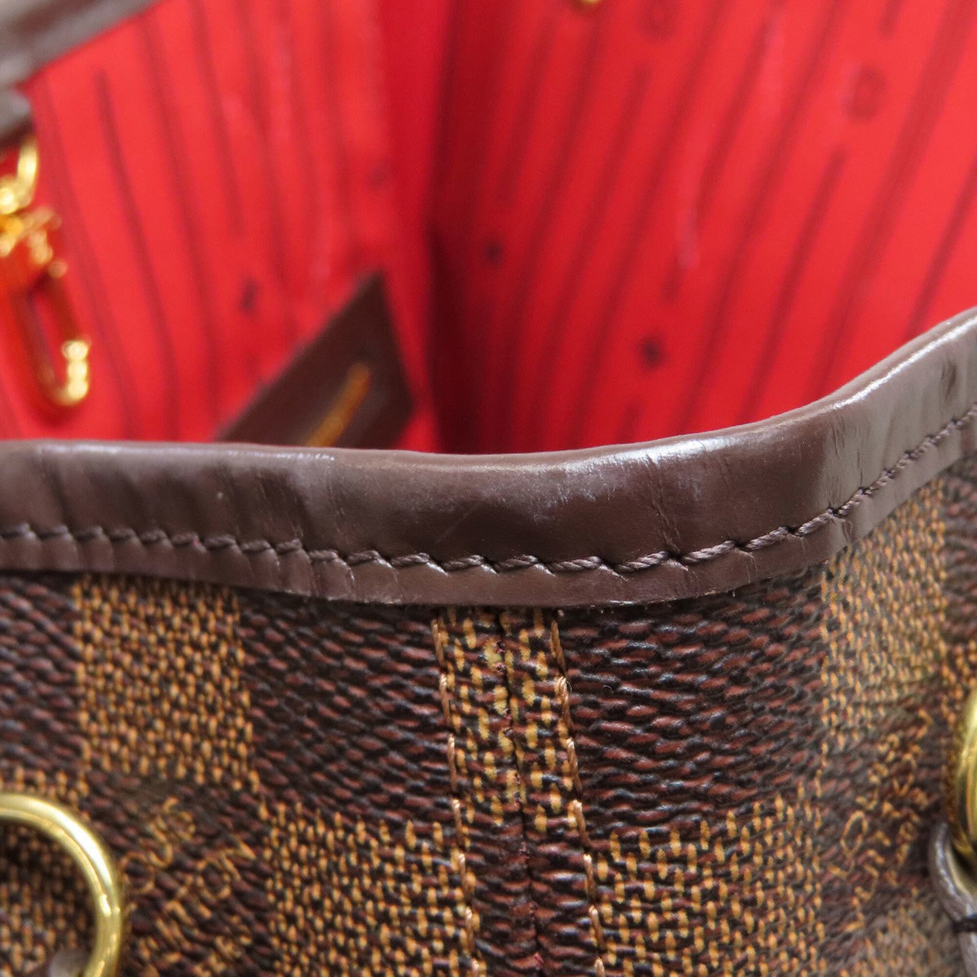 Louis Vuitton Damier Canvas Ebene Damier Canvas Tote Bag (Pre-Owned)