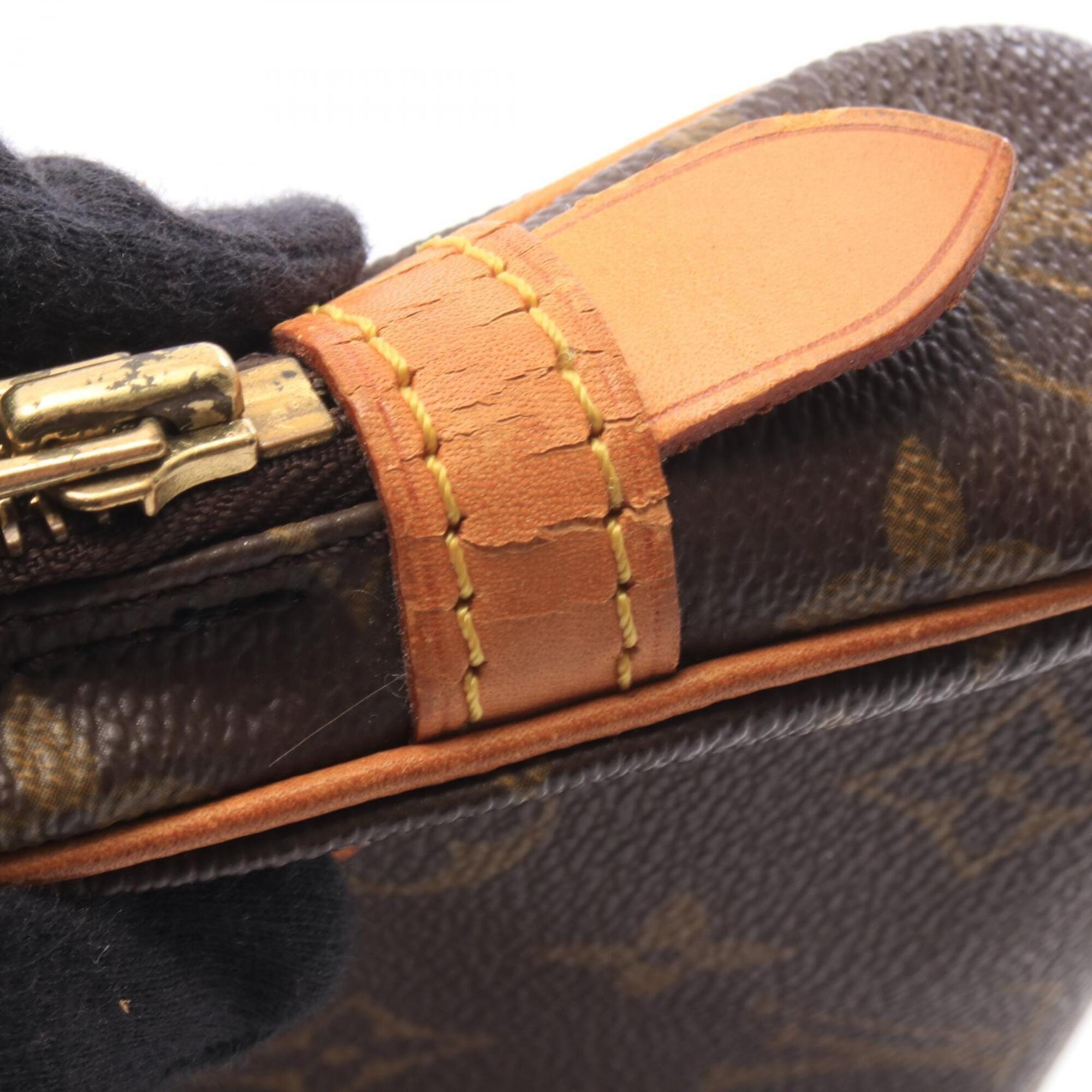 Louis Vuitton Brown Pvc Leather Handbag Shoulder Bag (Pre-Owned)