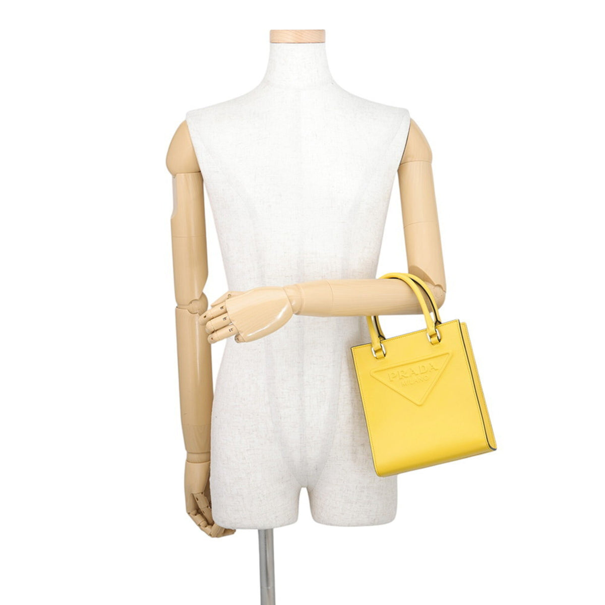 Prada Yellow Leather Handbag (Pre-Owned)