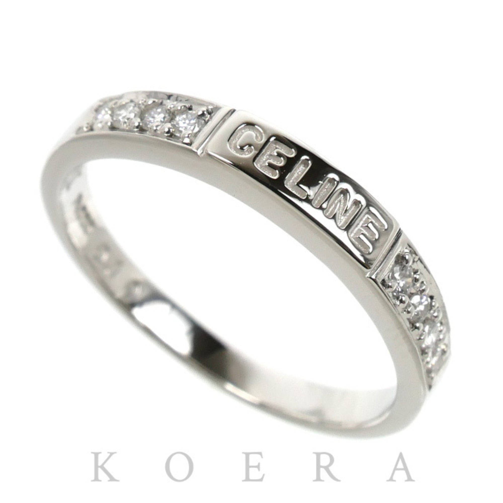 Celine Platinum 900 Band Ring (Pre-Owned)