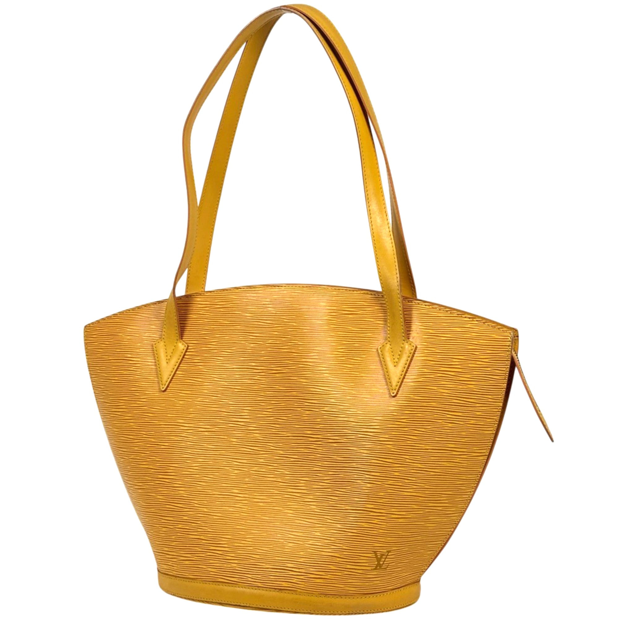 Louis Vuitton Yellow Epi Leather Shoulder Bag Tote Bag (Pre-Owned)