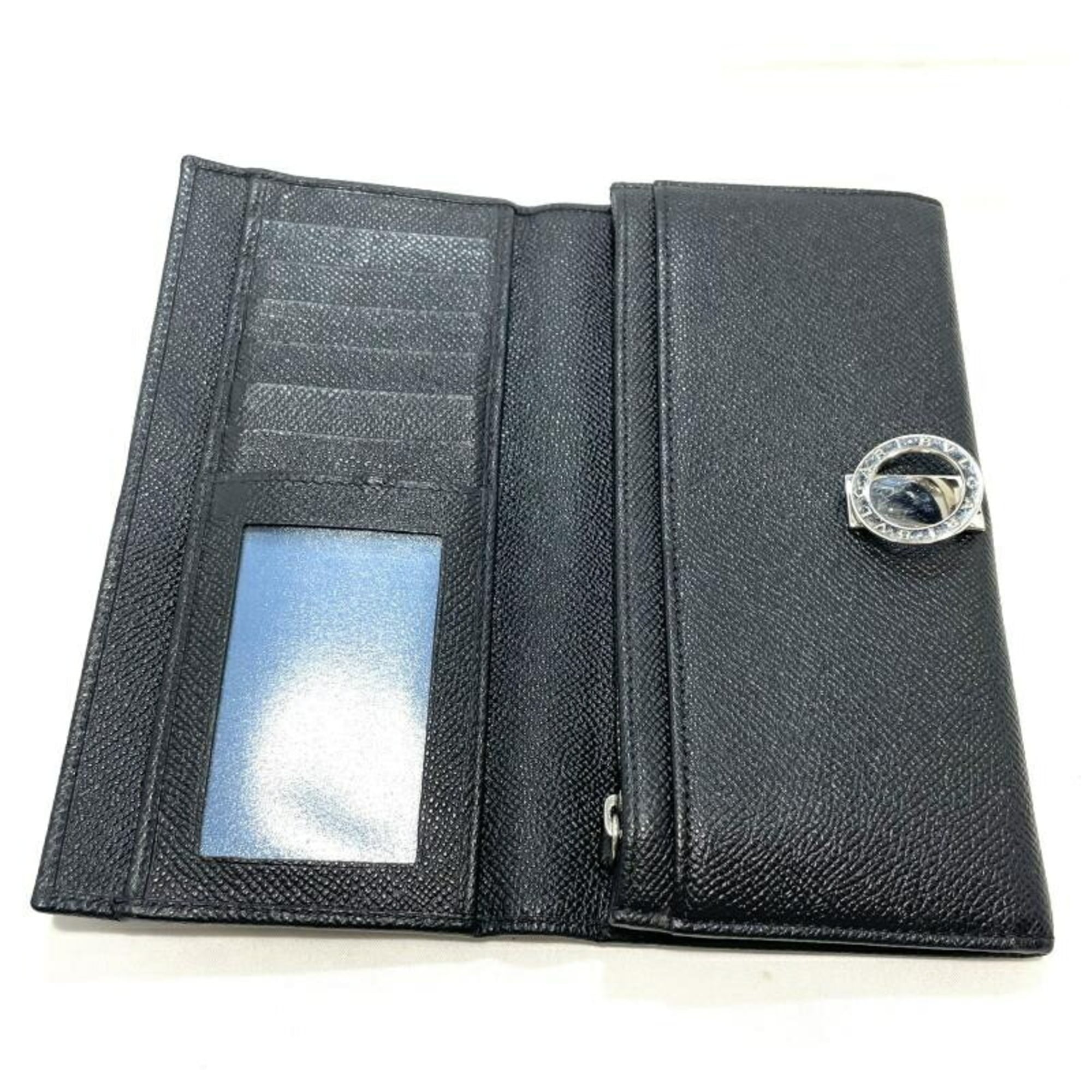Bvlgari Black Long Wallet (Bi-Fold) (Pre-Owned)