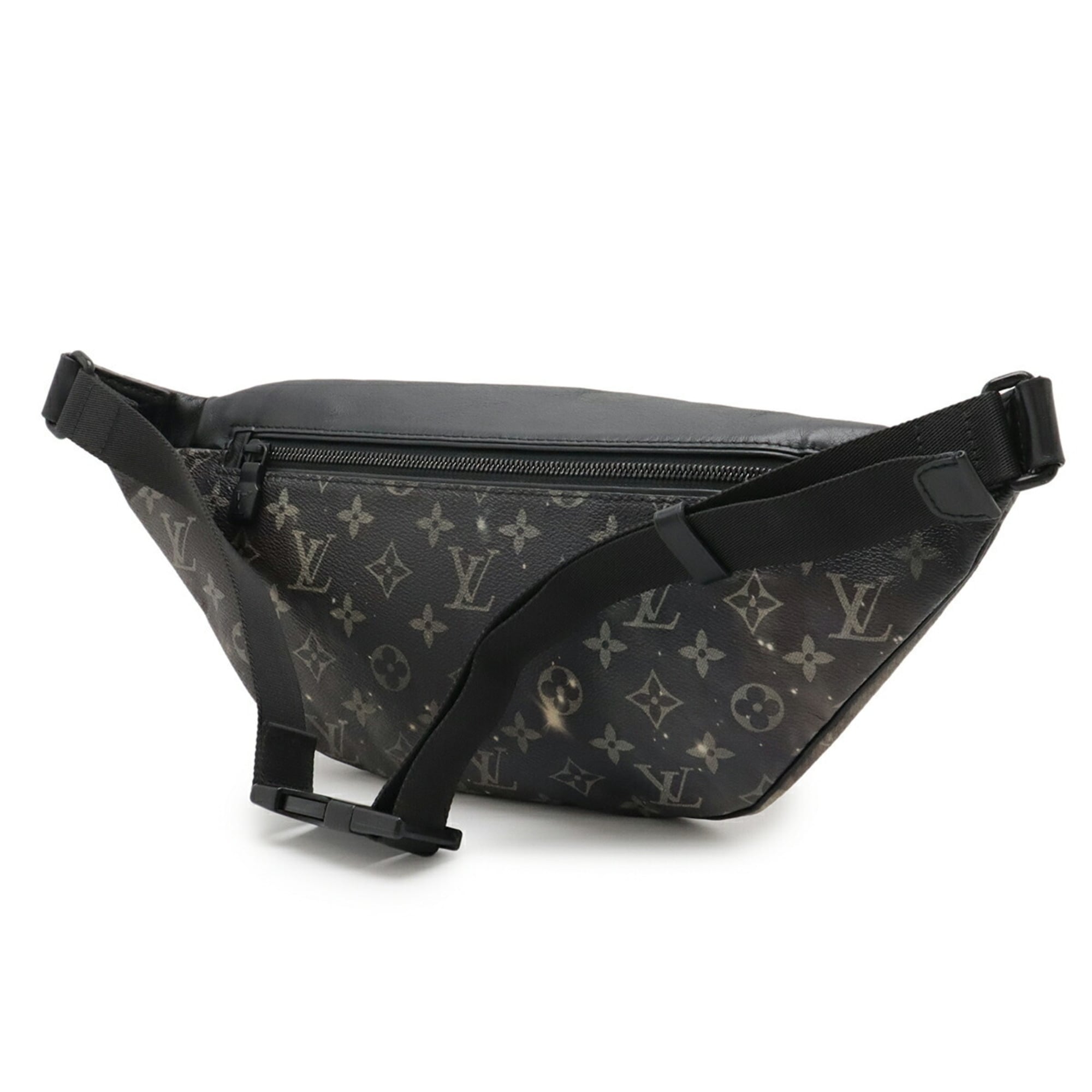 Louis Vuitton Black Gray Multi-Color Monogram Leather Pouch (Pre-Owned)