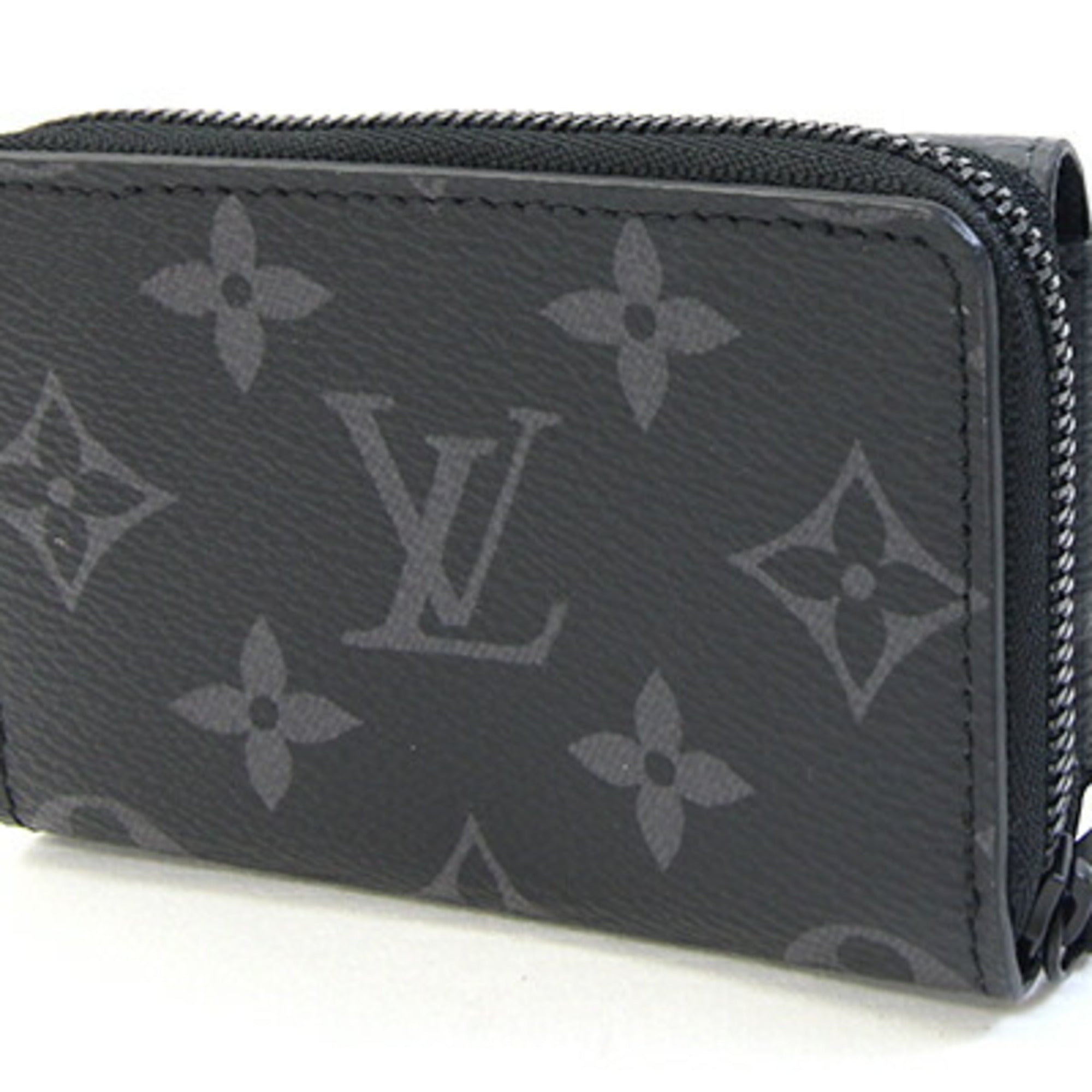 Louis Vuitton Monogram Eclipse Coin Purse/Coin Case (Pre-Owned)