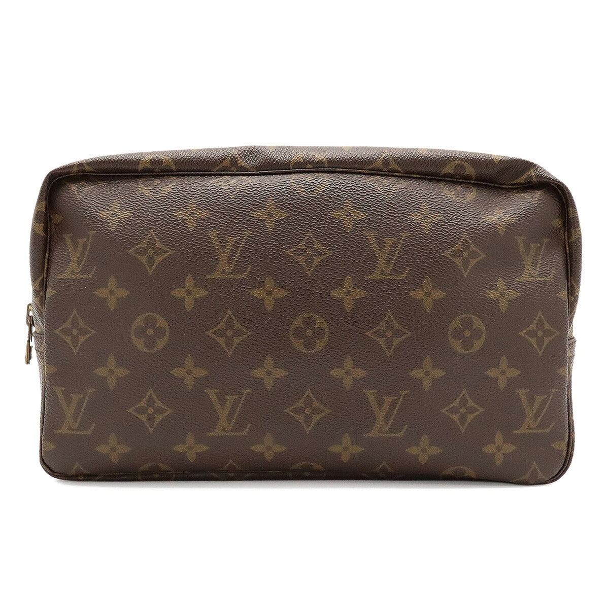 Louis Vuitton Brown Monogram Canvas Pvc Coated Canvas Clutch Bag Pouch (Pre-Owned)