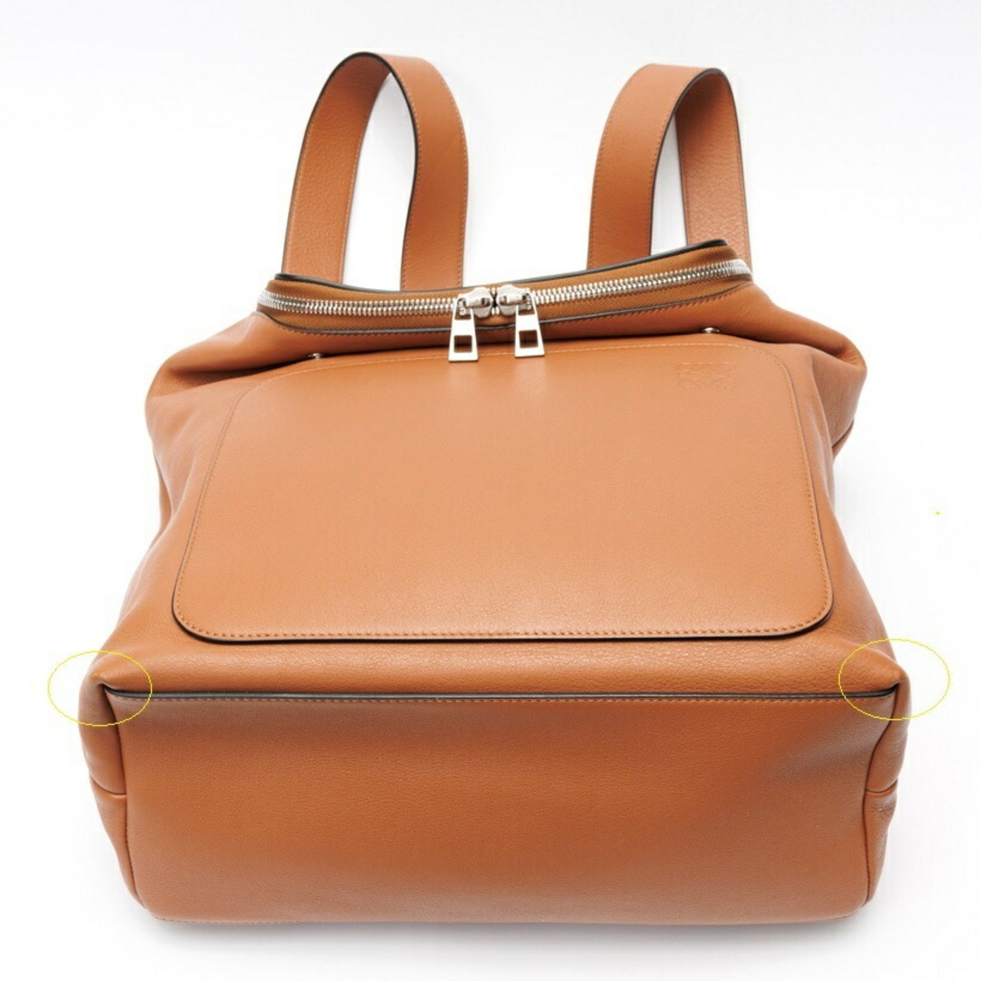 Loewe Brown Leather Backpack (Pre-Owned)