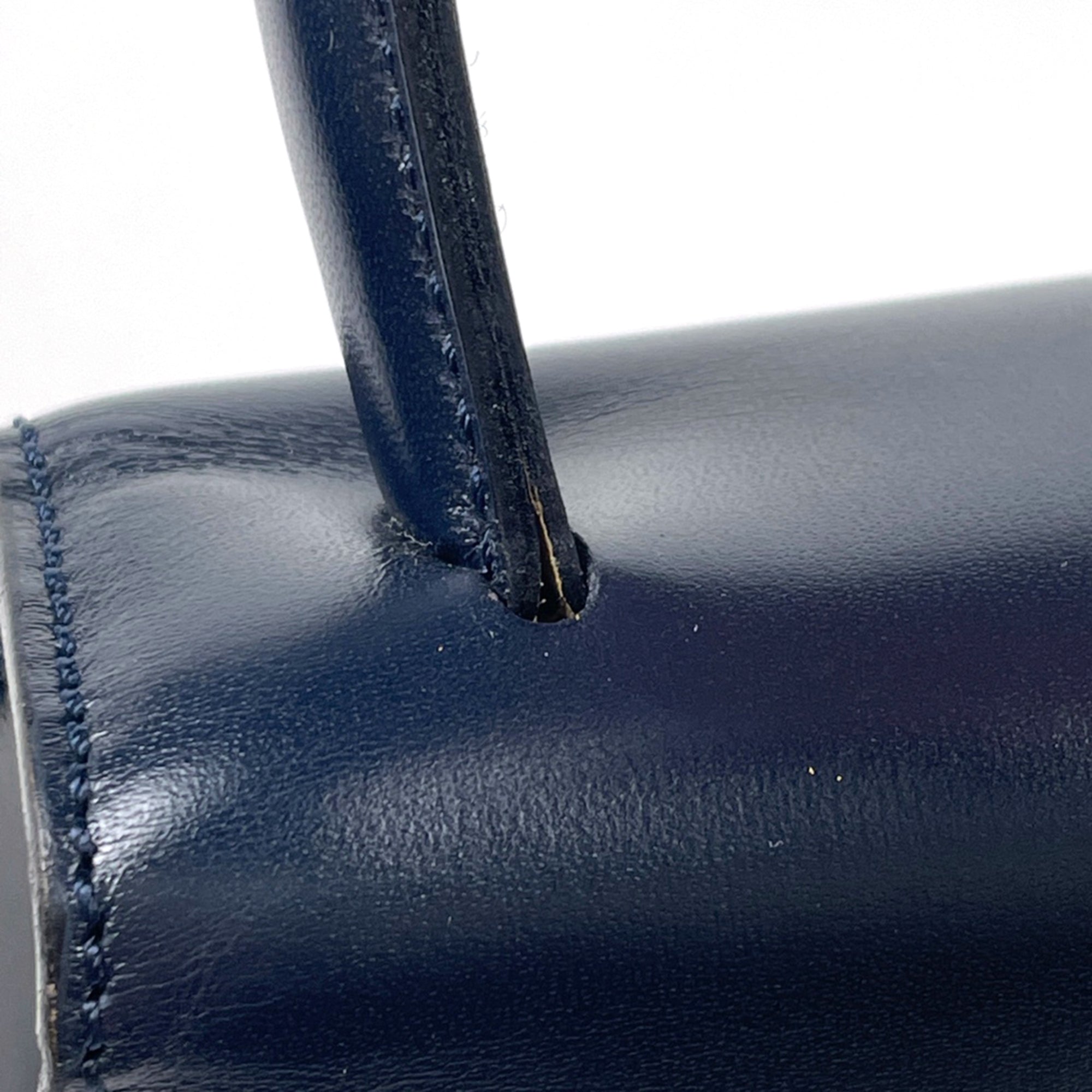 Celine Navy Leather Handbag (Pre-Owned)