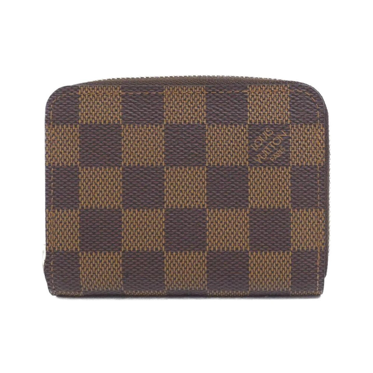 Louis Vuitton Damier Ebene Coated Canvas Coin Purse/Coin Case (Pre-Owned)