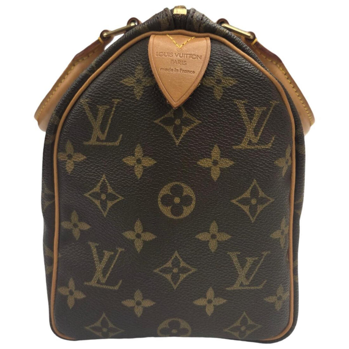Louis Vuitton Brown Monogram White Monogram Boston Bag Handbag (Pre-Owned)