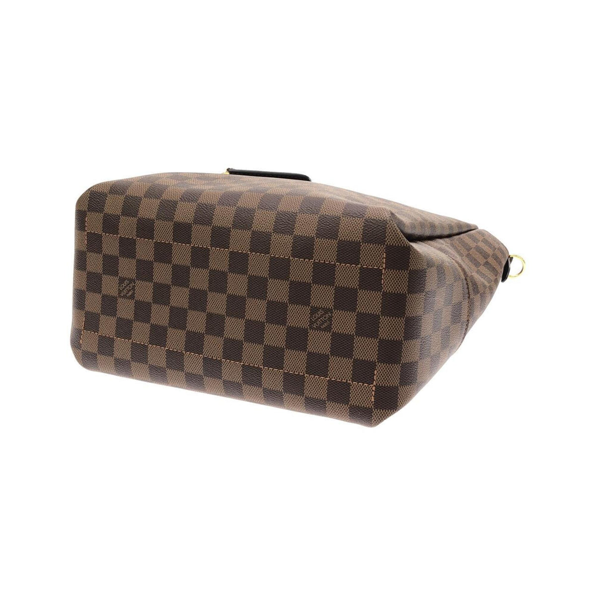 Louis Vuitton Ebene Coated Canvas Handbag Pouch (Pre-Owned)