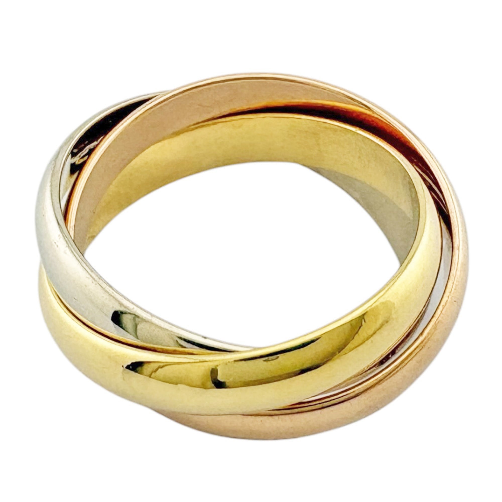 Cartier Pink Gold White Gold Yellow Gold Yellow Gold (18K) Pink Gold (18K) White Gold (18K) Band Ring (Pre-Owned)