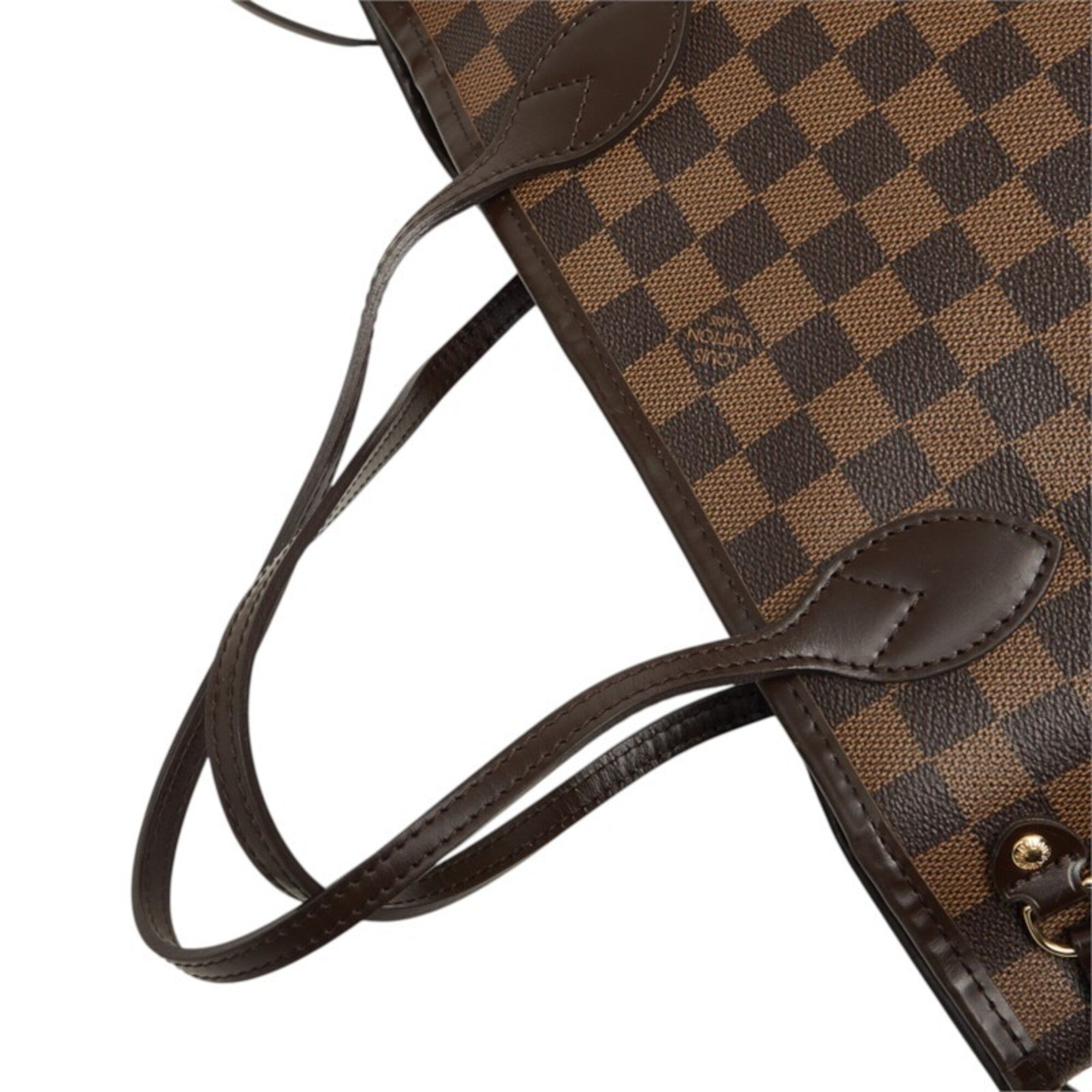 Louis Vuitton Brown Pvc Leather Handbag Tote Bag (Pre-Owned)