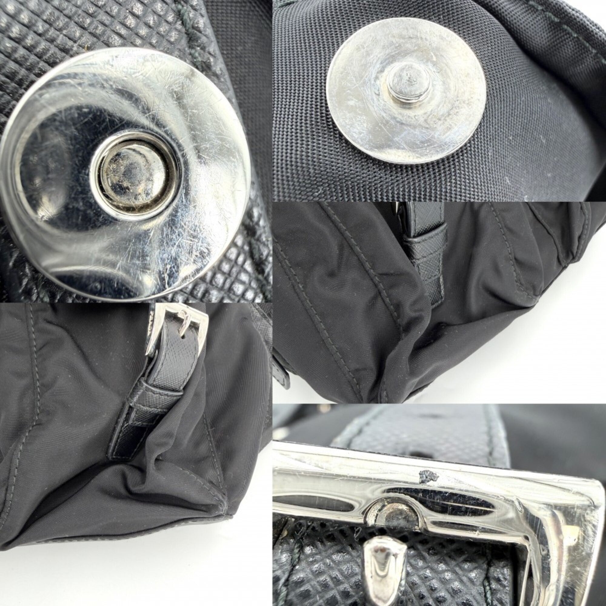 Prada Black Nylon Backpack (Pre-Owned)