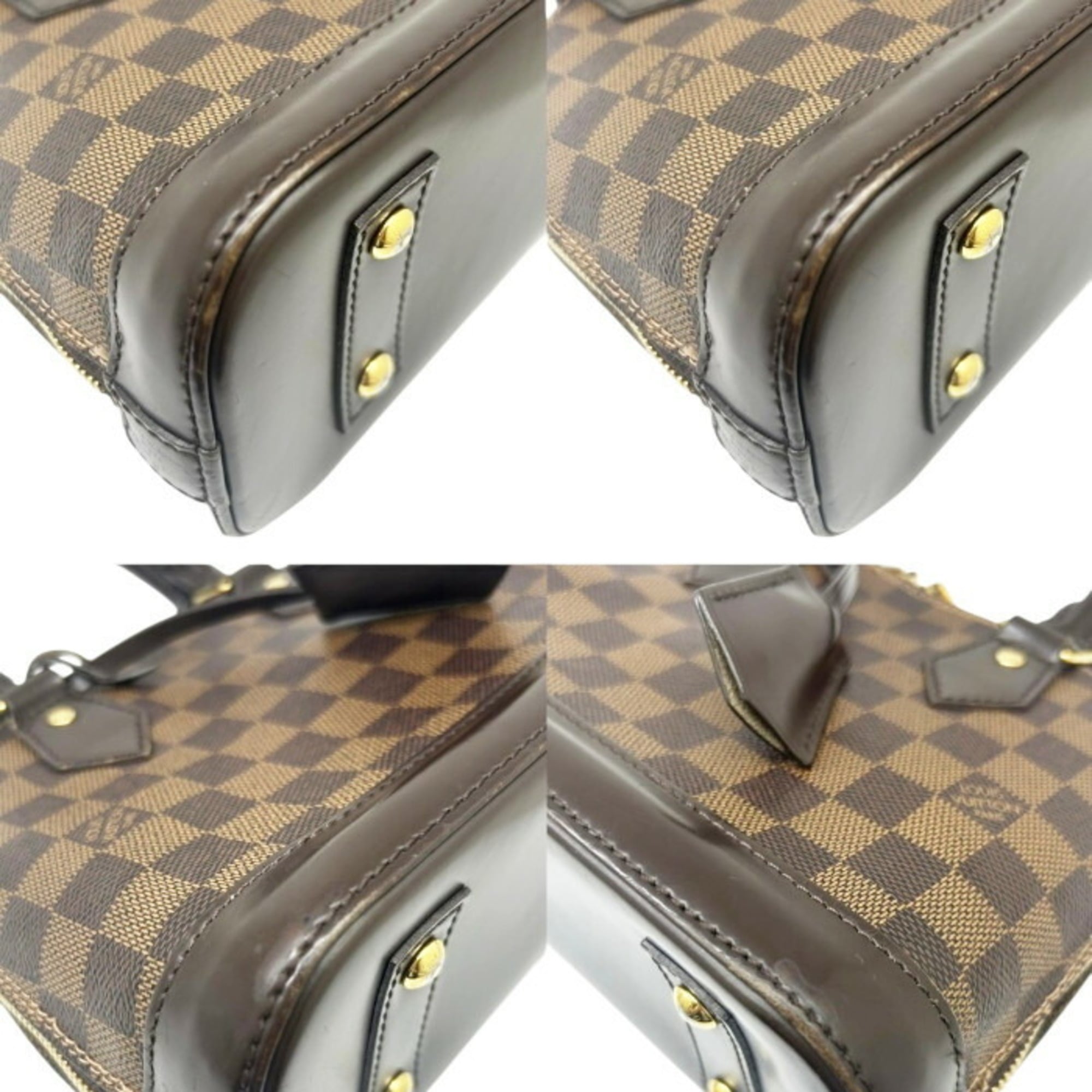 Louis Vuitton Damier Brown Damier Canvas Handbag Shoulder Bag (Pre-Owned)