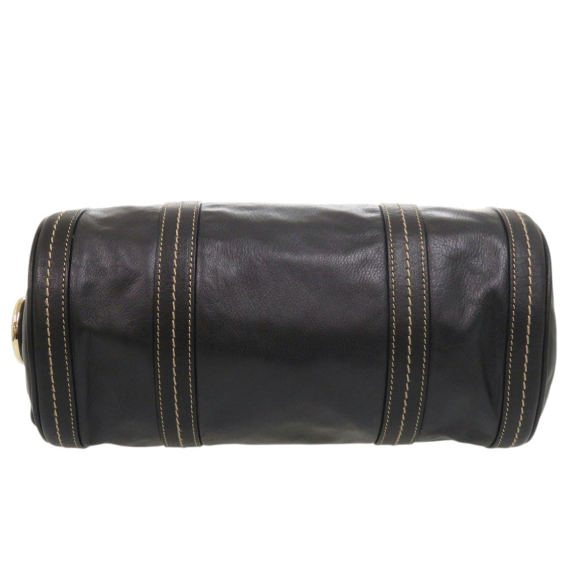 Gucci Black Leather Handbag (Pre-Owned)