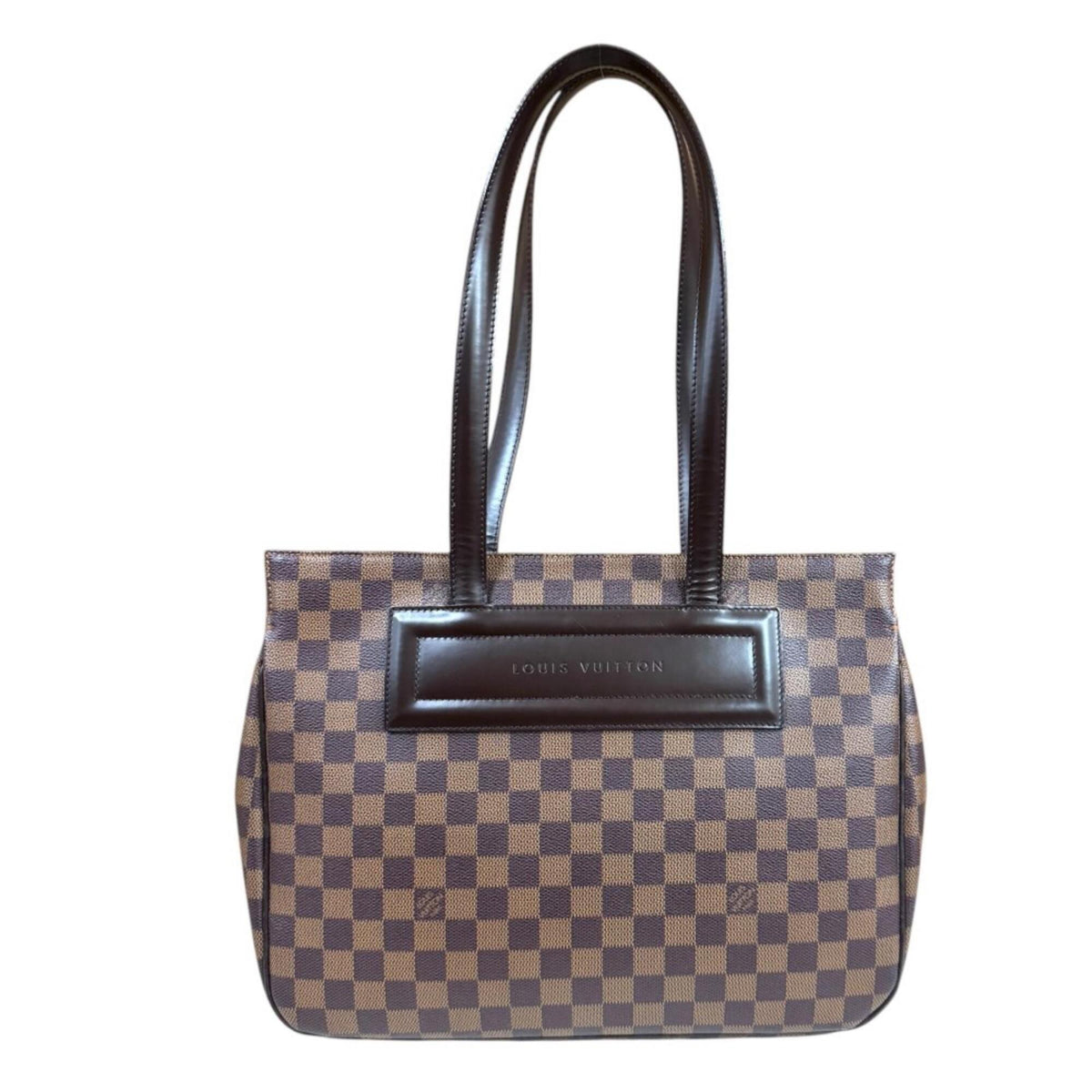 Louis Vuitton Damier Brown Damier Canvas Tote Bag (Pre-Owned)