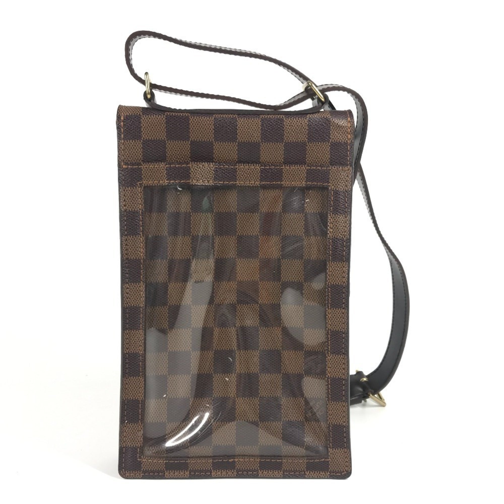 Louis Vuitton Brown Damier Canvas Pochette Shoulder Bag (Pre-Owned)