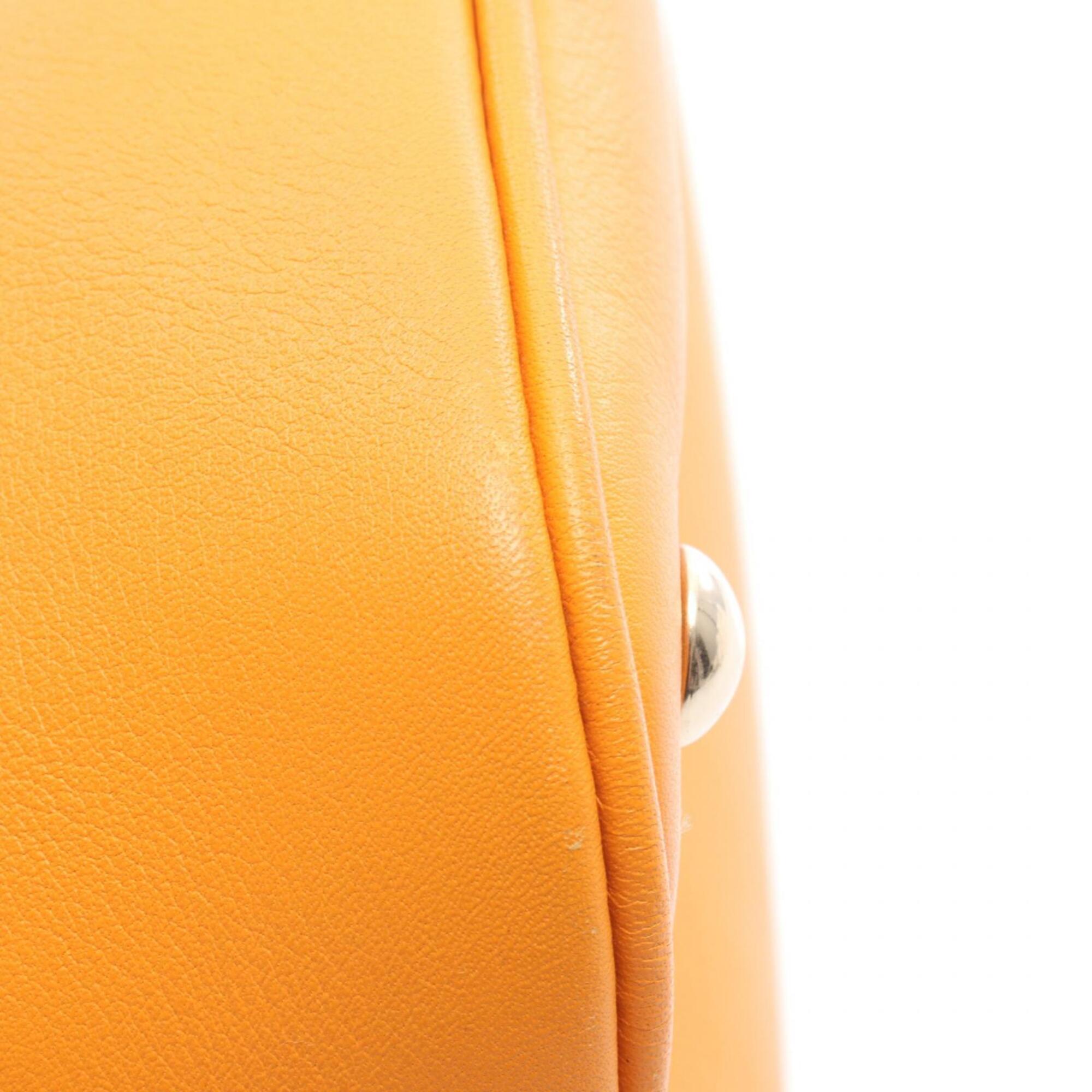 Gucci Orange Leather Handbag (Pre-Owned)