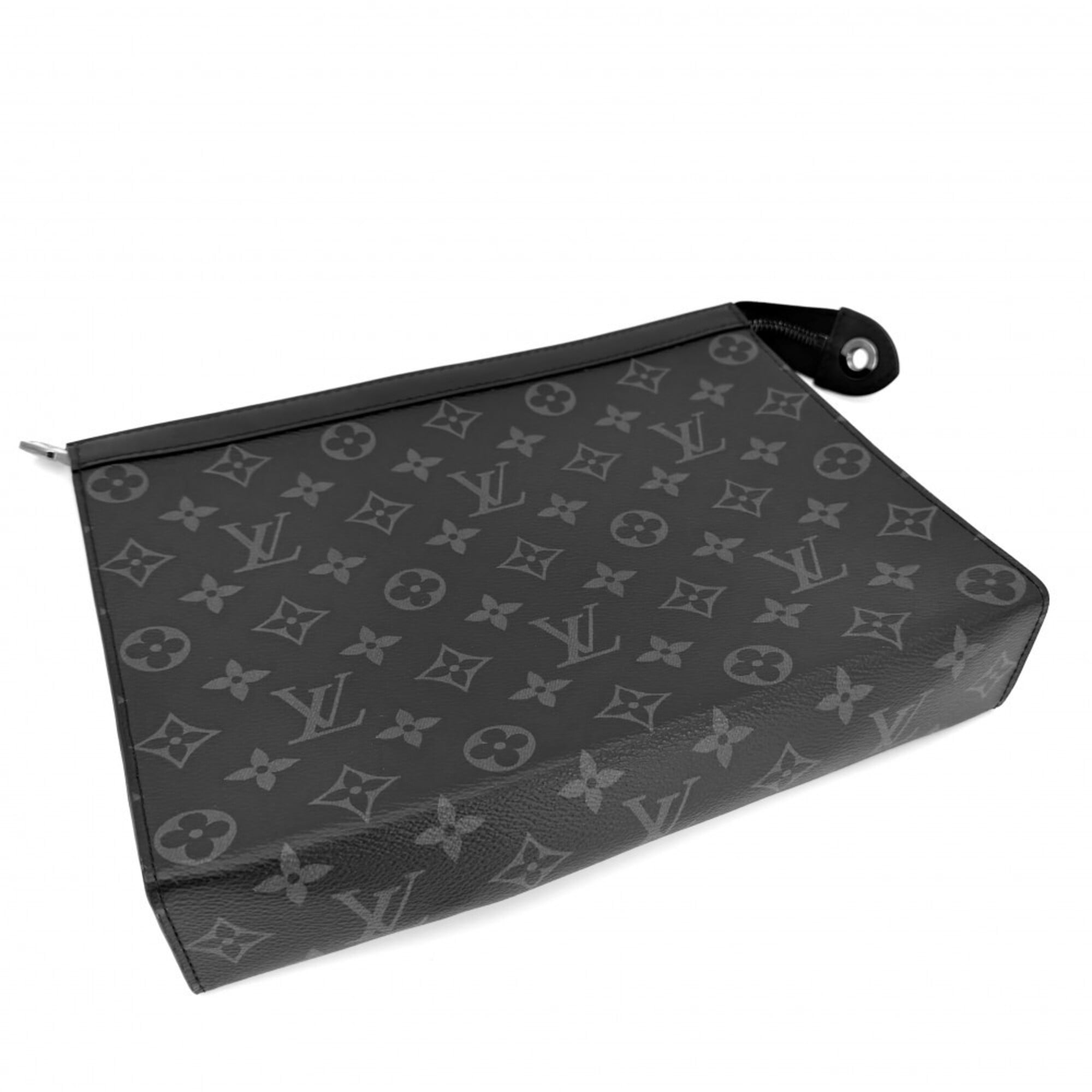 Louis Vuitton Black Monogram Eclipse Clutch Bag (Pre-Owned)