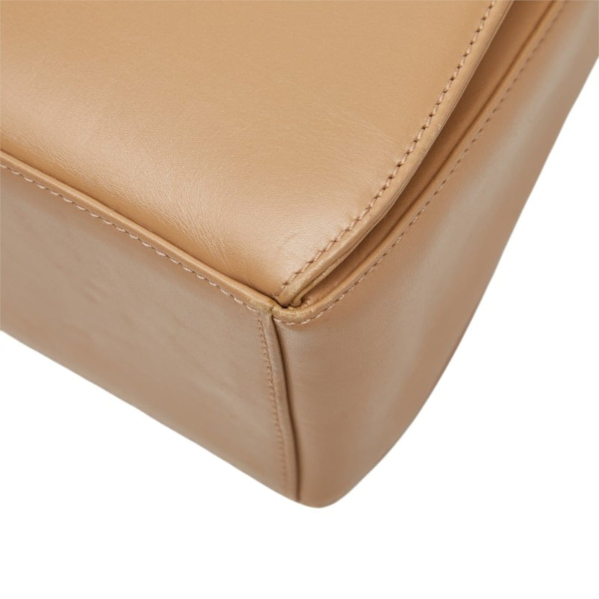 Salvatore Ferragamo Beige Leather Shoulder Bag (Pre-Owned)