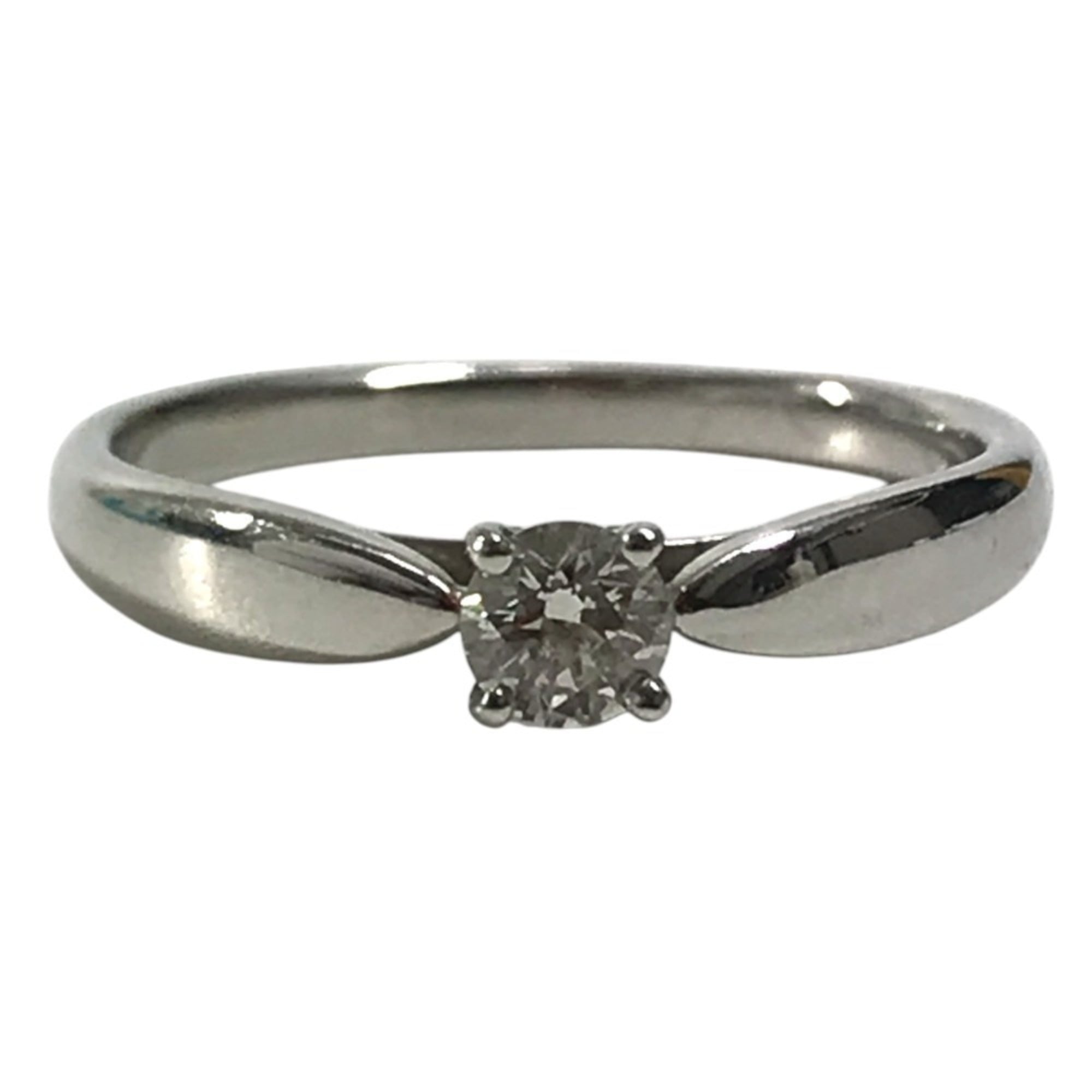 Tiffany Silver Platinum 950 Band Ring (Pre-Owned)
